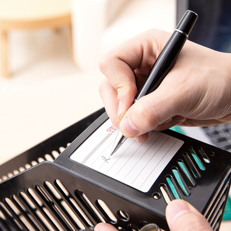 Deli Magazine Holder 259x90x295mm Black