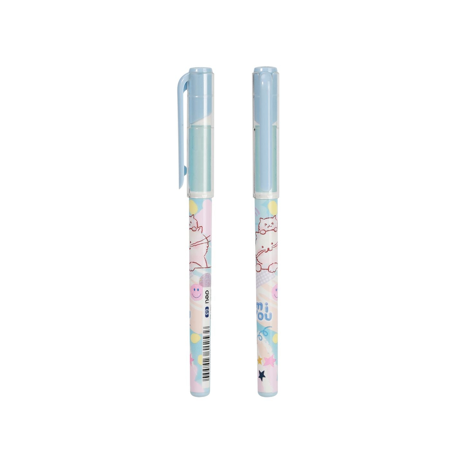 Deli Miyou Series Pen 0.5mm Blue Ink Miyou Barrel EG15-BL 1pc