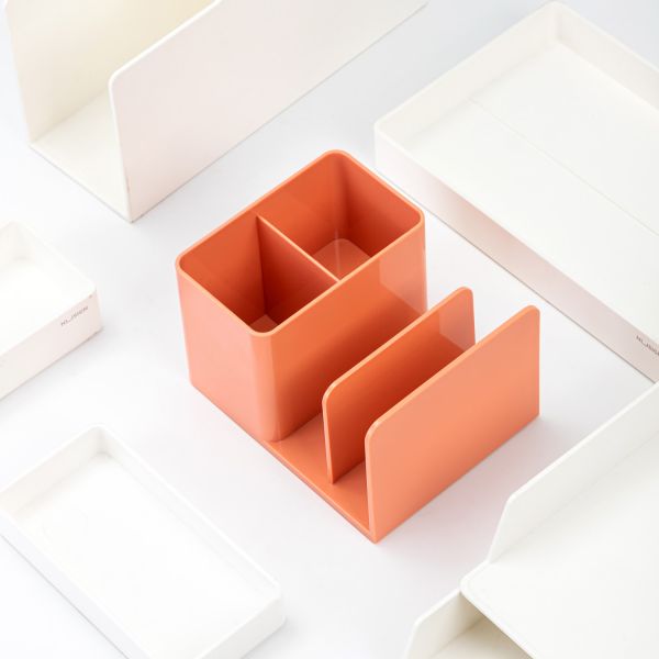 Deli Nusign Desk Organizer Set 120x155x96mm White