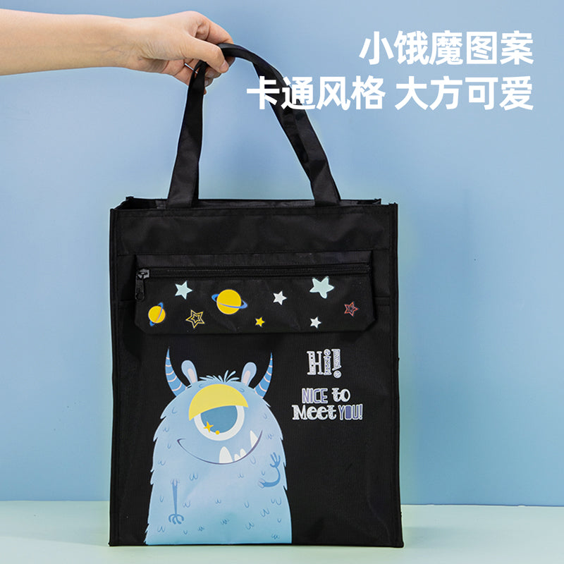 Deli Non-Woven School Bag 330x185x125mm with Soft Loop Handle