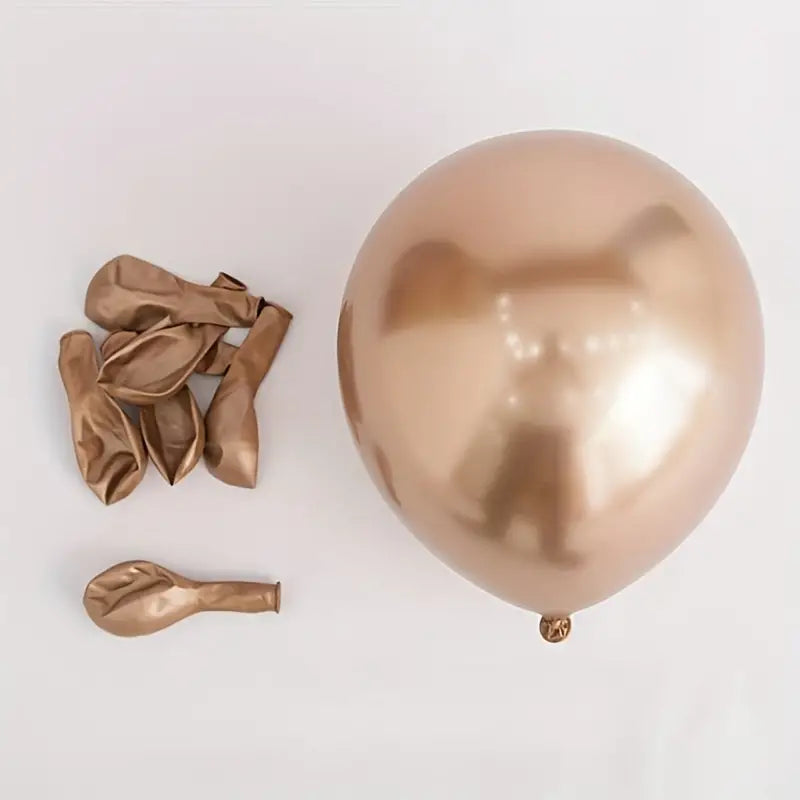 Latex Metallic Party Balloons ±30cm 12inch 10pack
