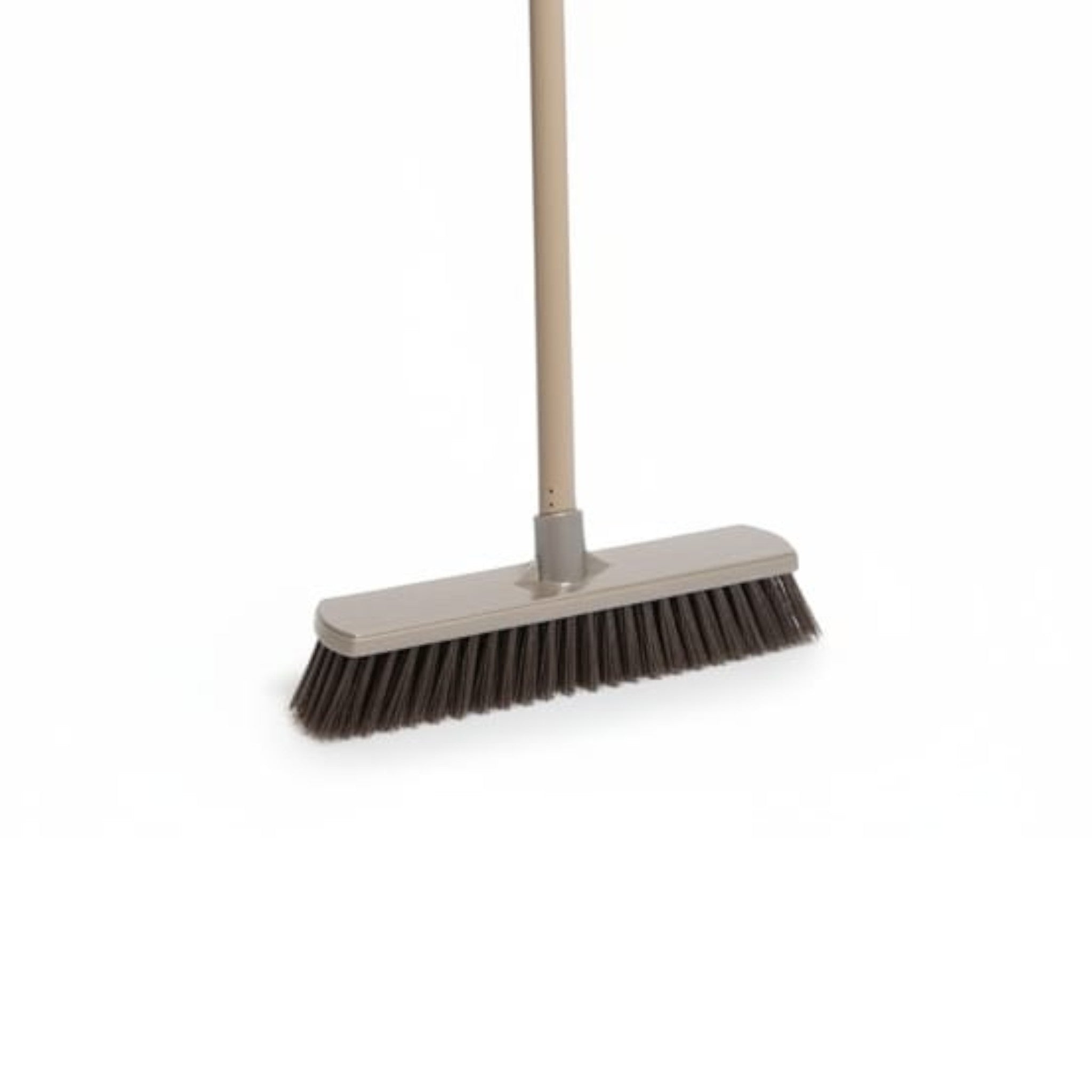 Household Outdoor Hard Floor Broom with Steel Stick 381