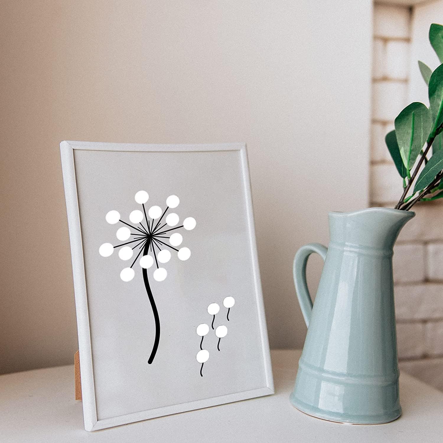 Auto Labels Stickers C32mm White Round 210pcs