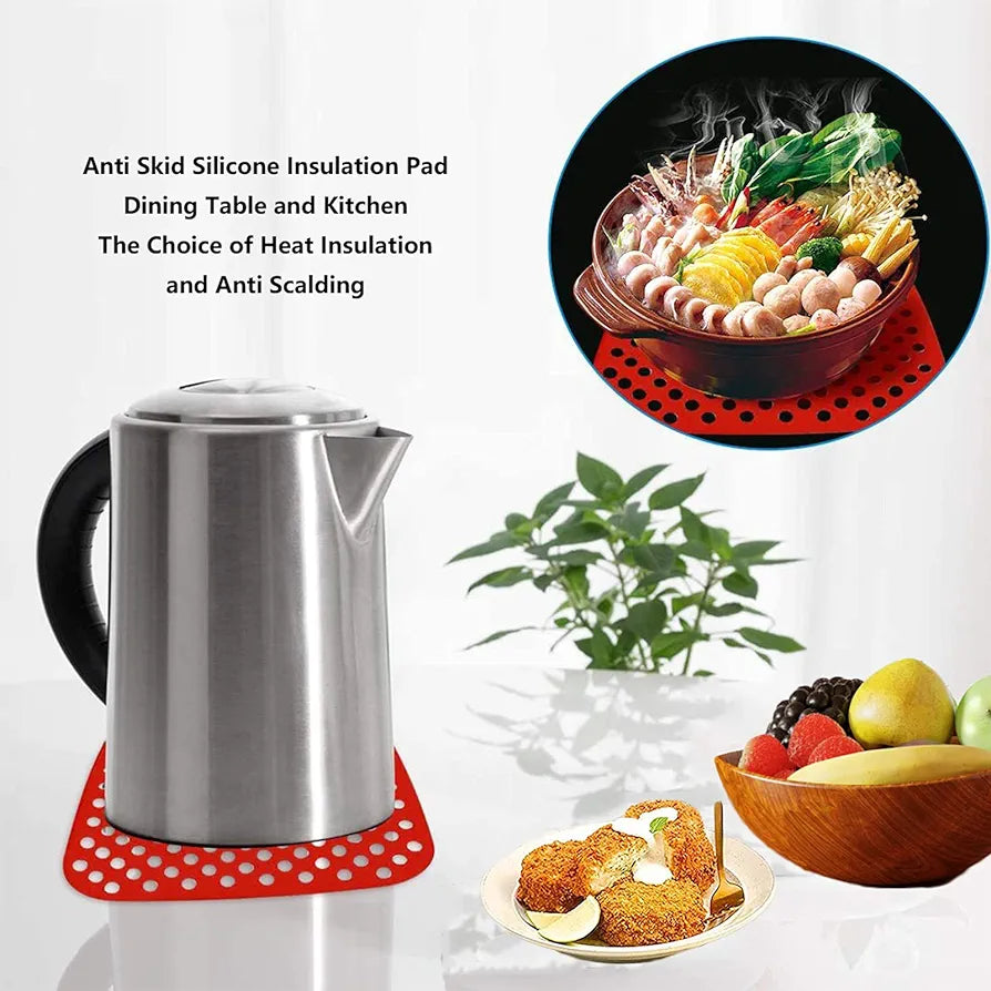 Aqua Silicone Air Fry Liner Square 21.5x21.5cm