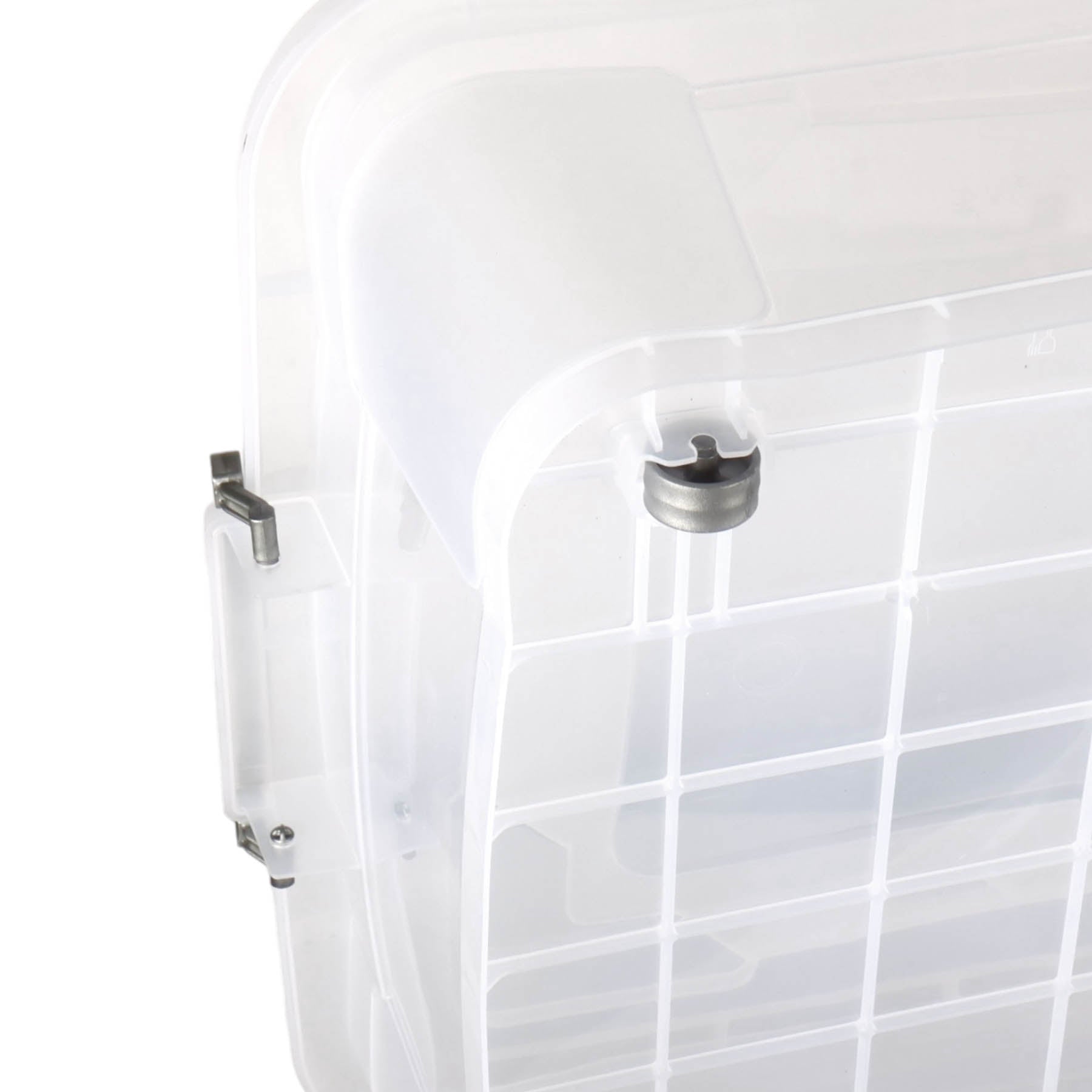 Titiz 40L Plastic Storage Utility Container Multi Box Rectangle with Wheel No.4 E-513