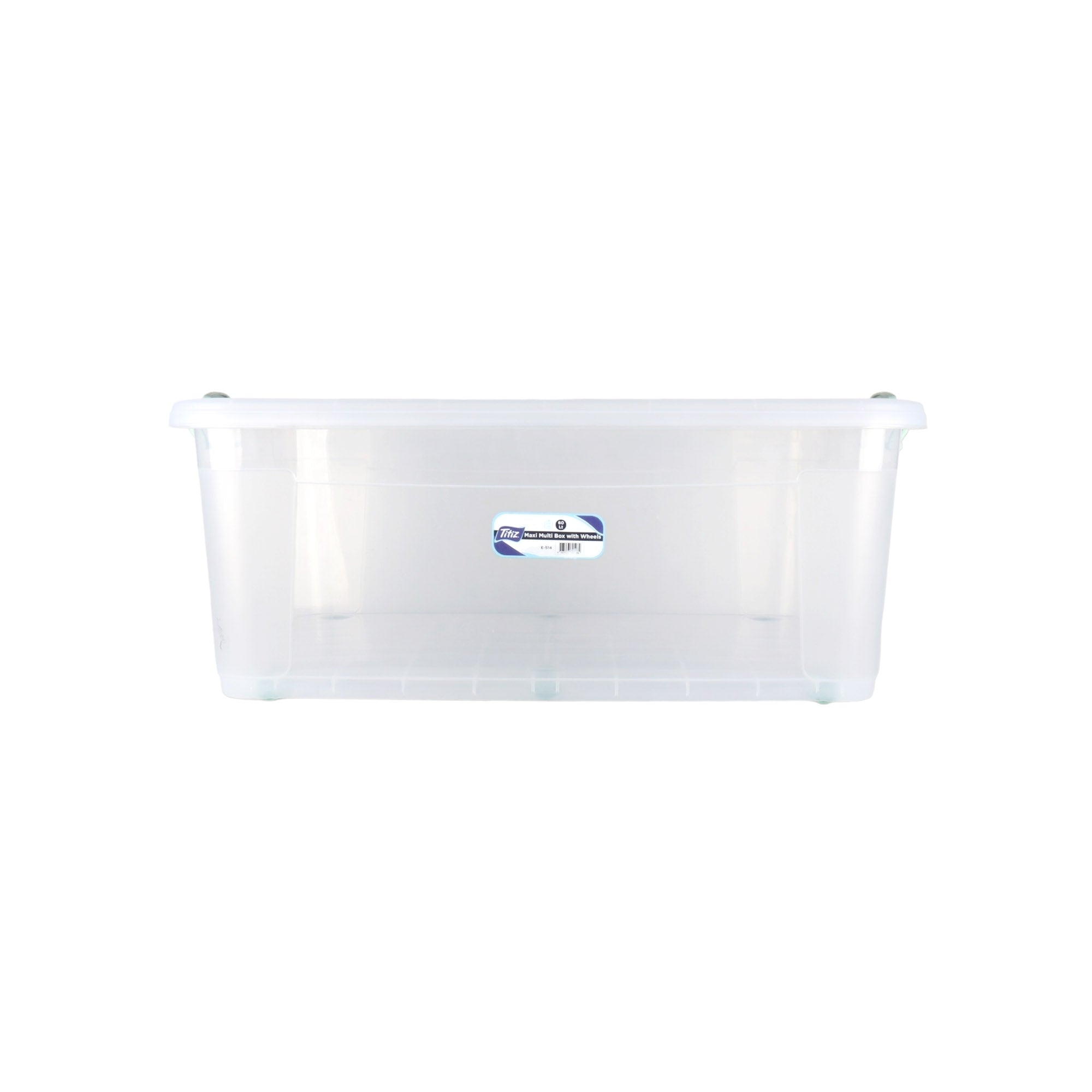 Titiz 60L Plastic Maxi Multi Storage Utility Container Box with Wheel No.5 E-514