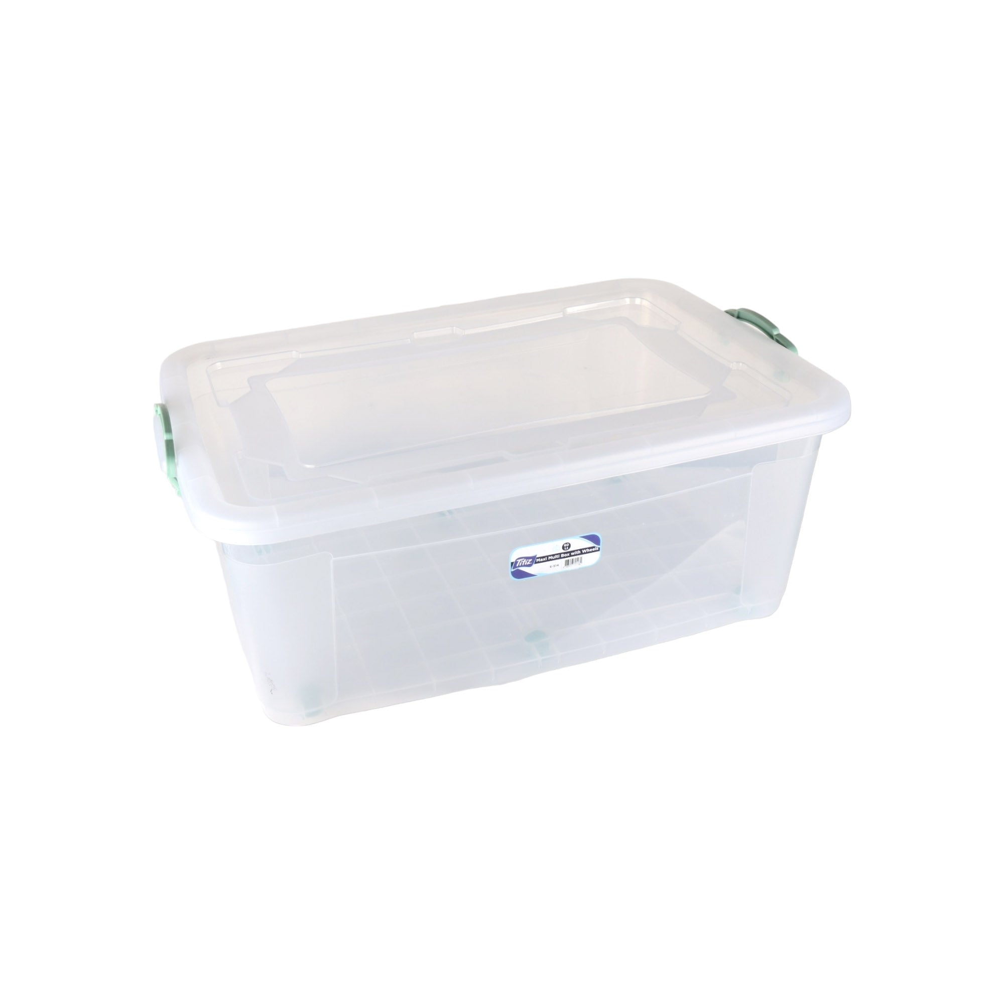 Titiz 60L Plastic Maxi Multi Storage Utility Container Box with Wheel No.5 E-514