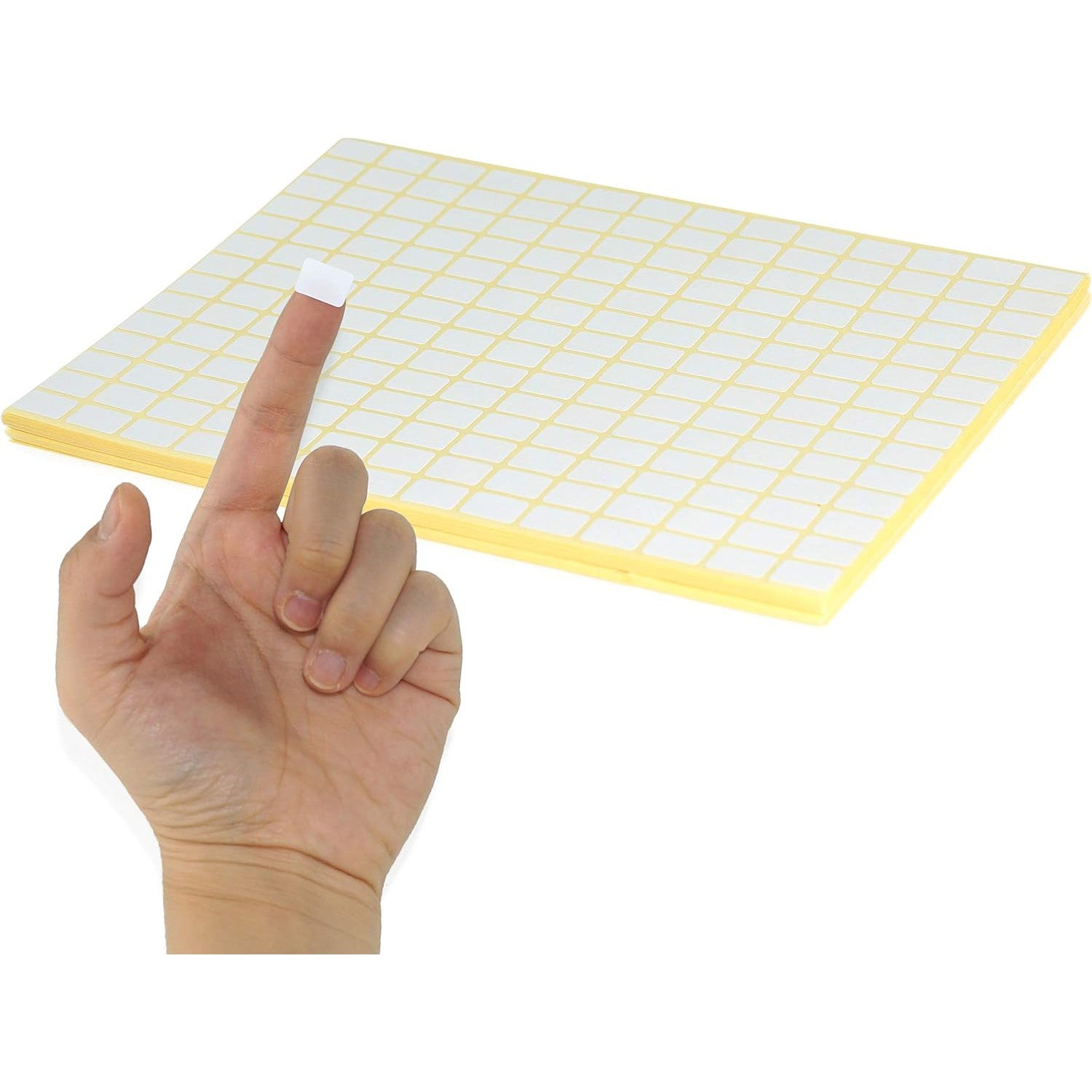 Auto Labels Stickers 13x19mm White Rectangular 950pcs