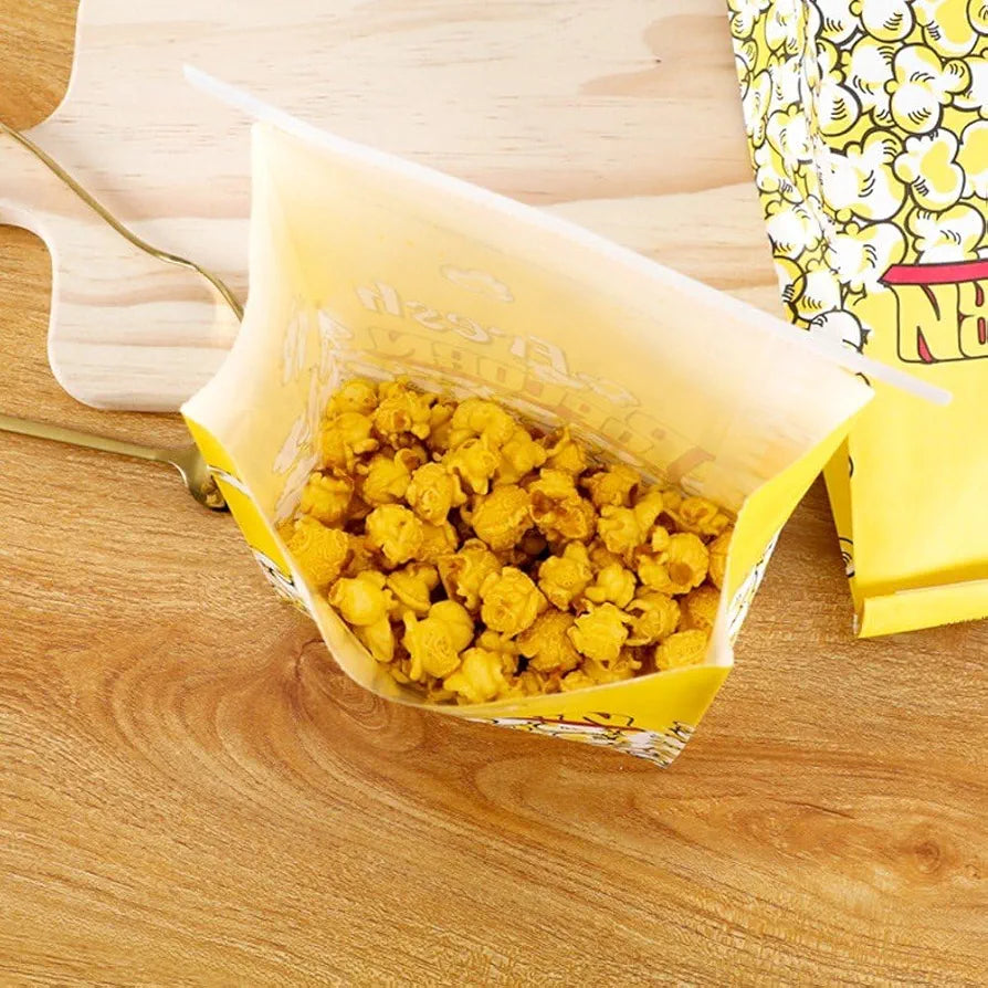 Retro Popcorn Paper Bags 10pack