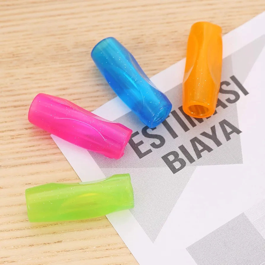 Deli Silicone Pencil Grip 4-Color Pack