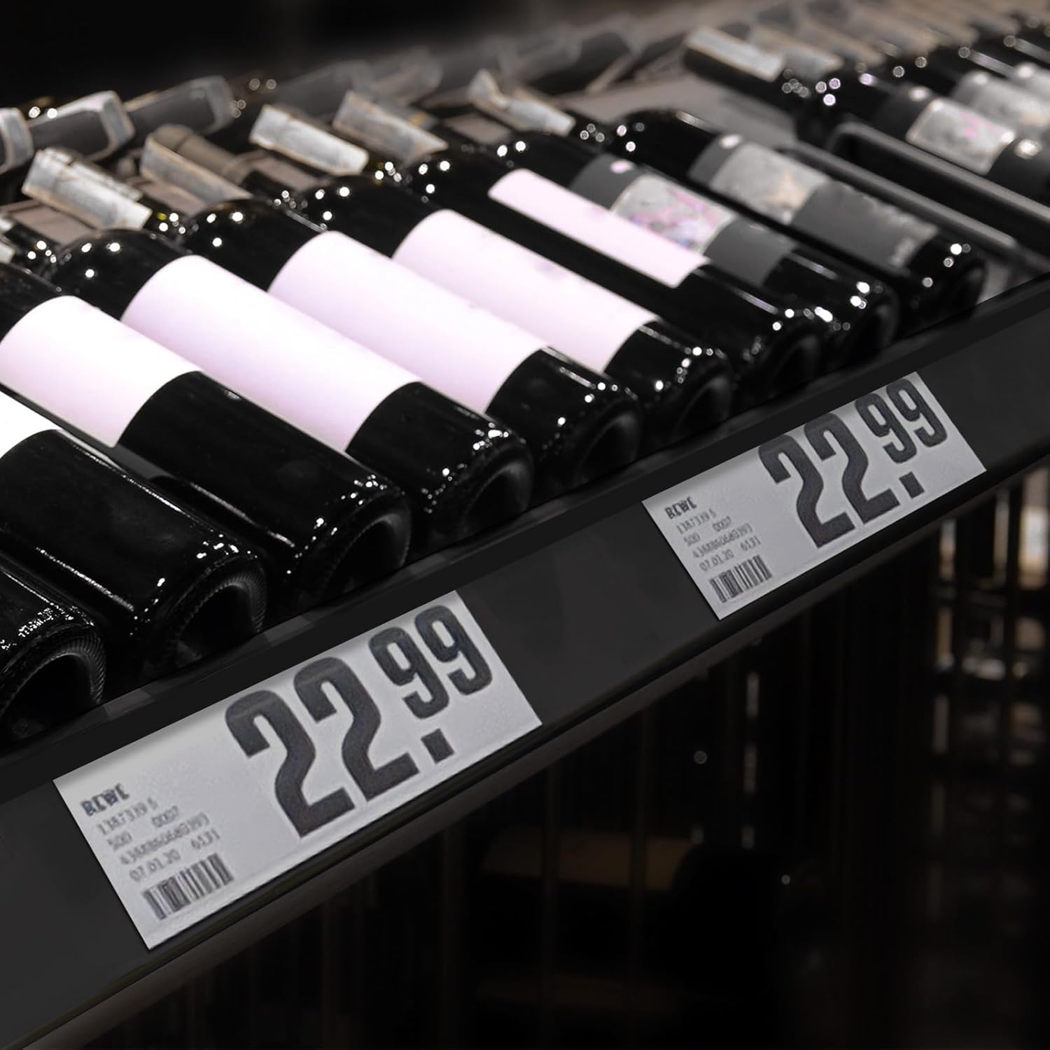 Shelf Talkers Plastic 914x33mm Black