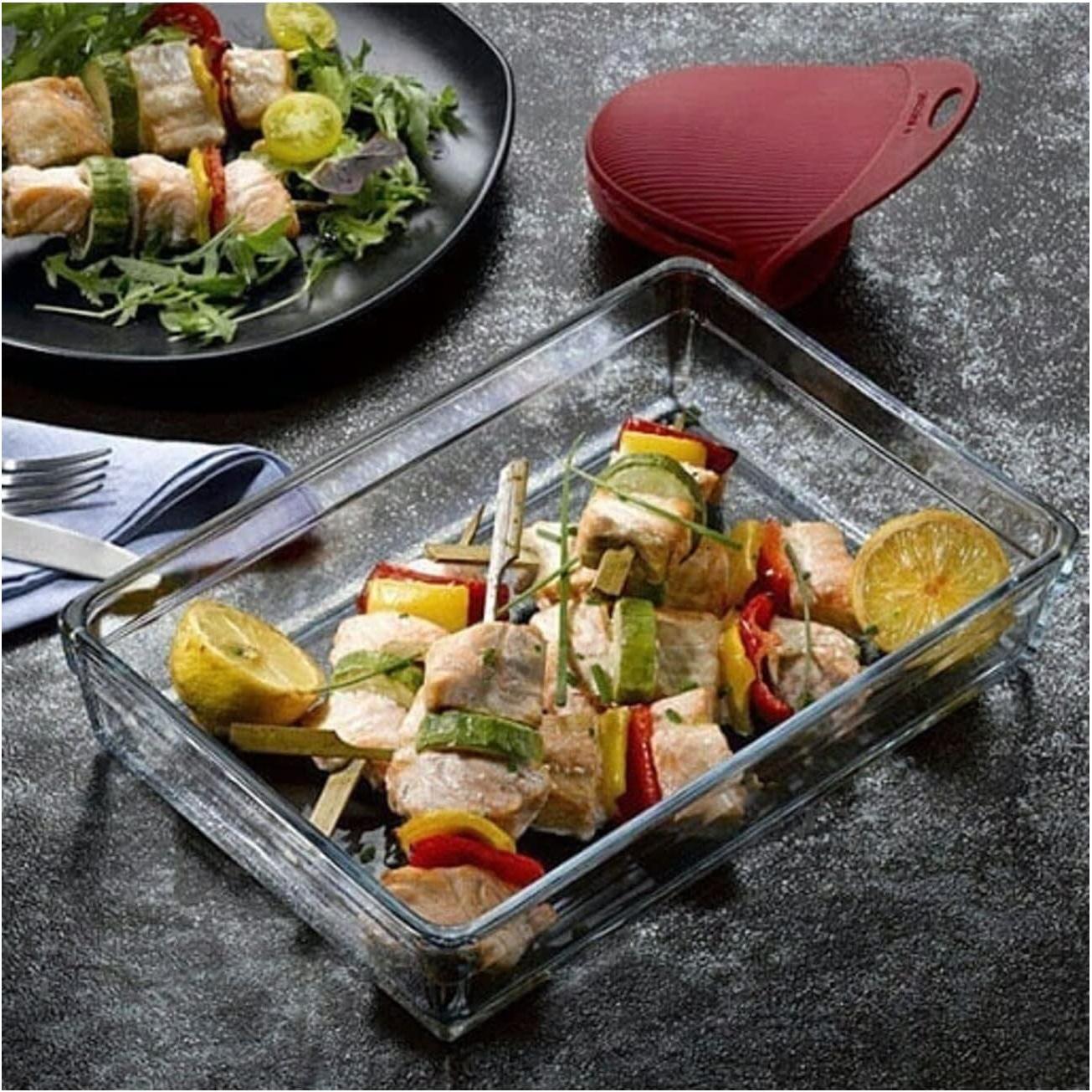 Borart Rectangle Plain Furnace Trays 32cm BR-45324