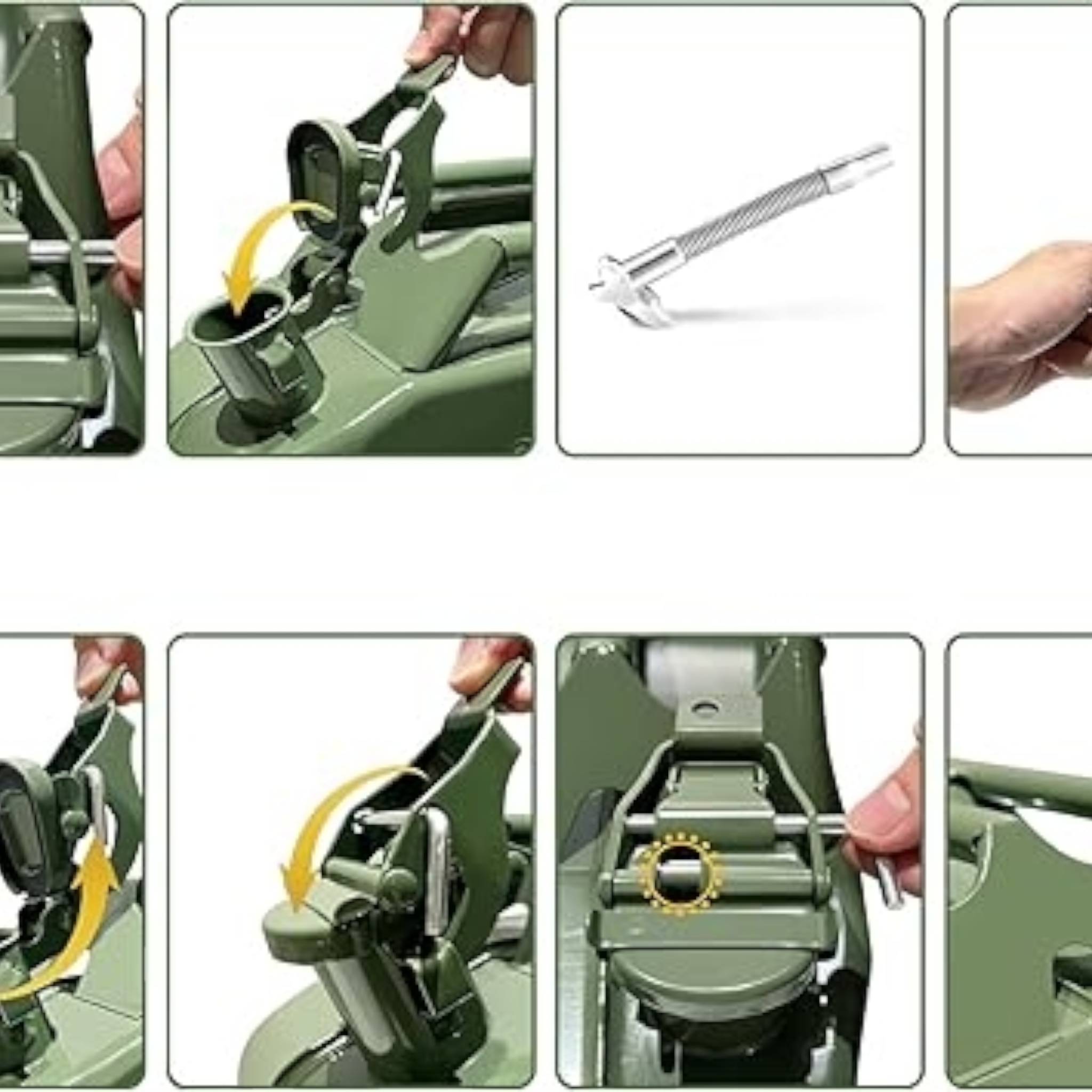 20L Fuel Jerry Can Metal - Portable