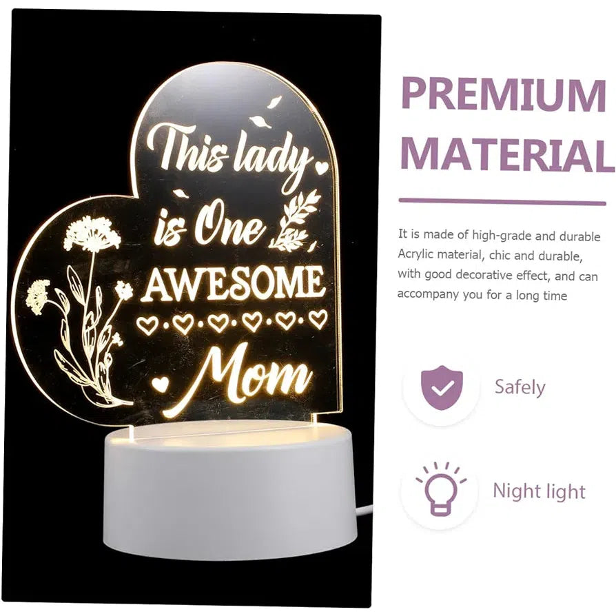 3D Light Night Stand - Awesome Mom Gift
