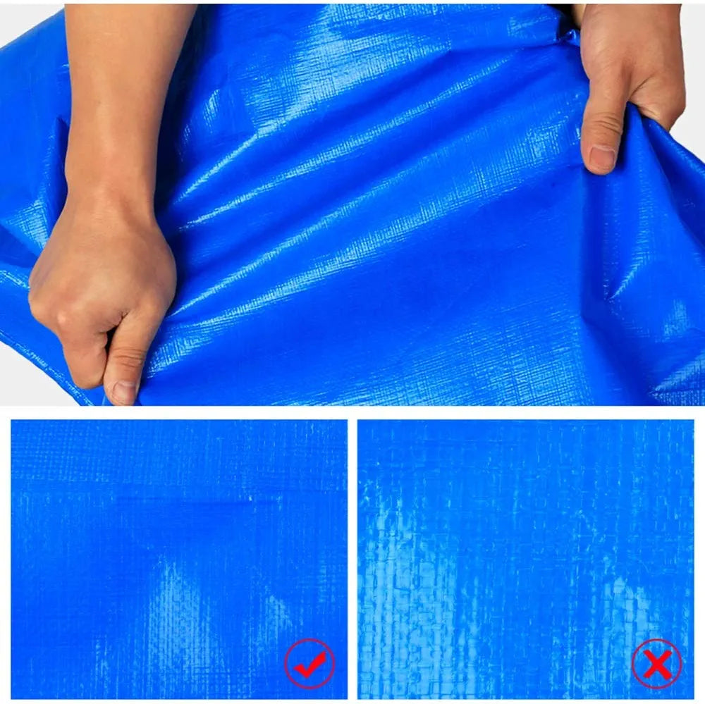 Tarpaulin 5mx6m 180gsm Polyweave Light Duty All Purpose Waterproof Cover