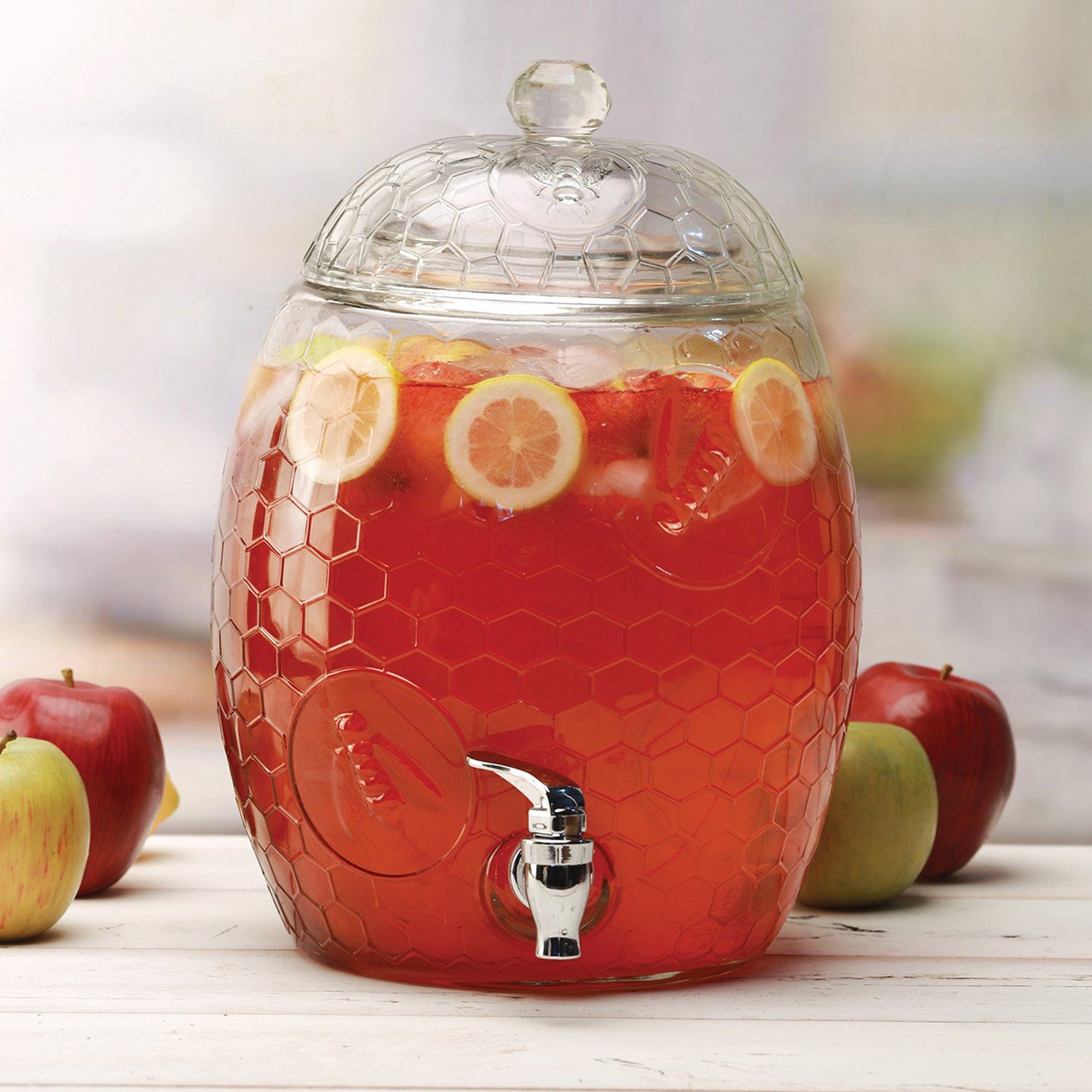 Beverage Dispenser Beehive 8L Glass