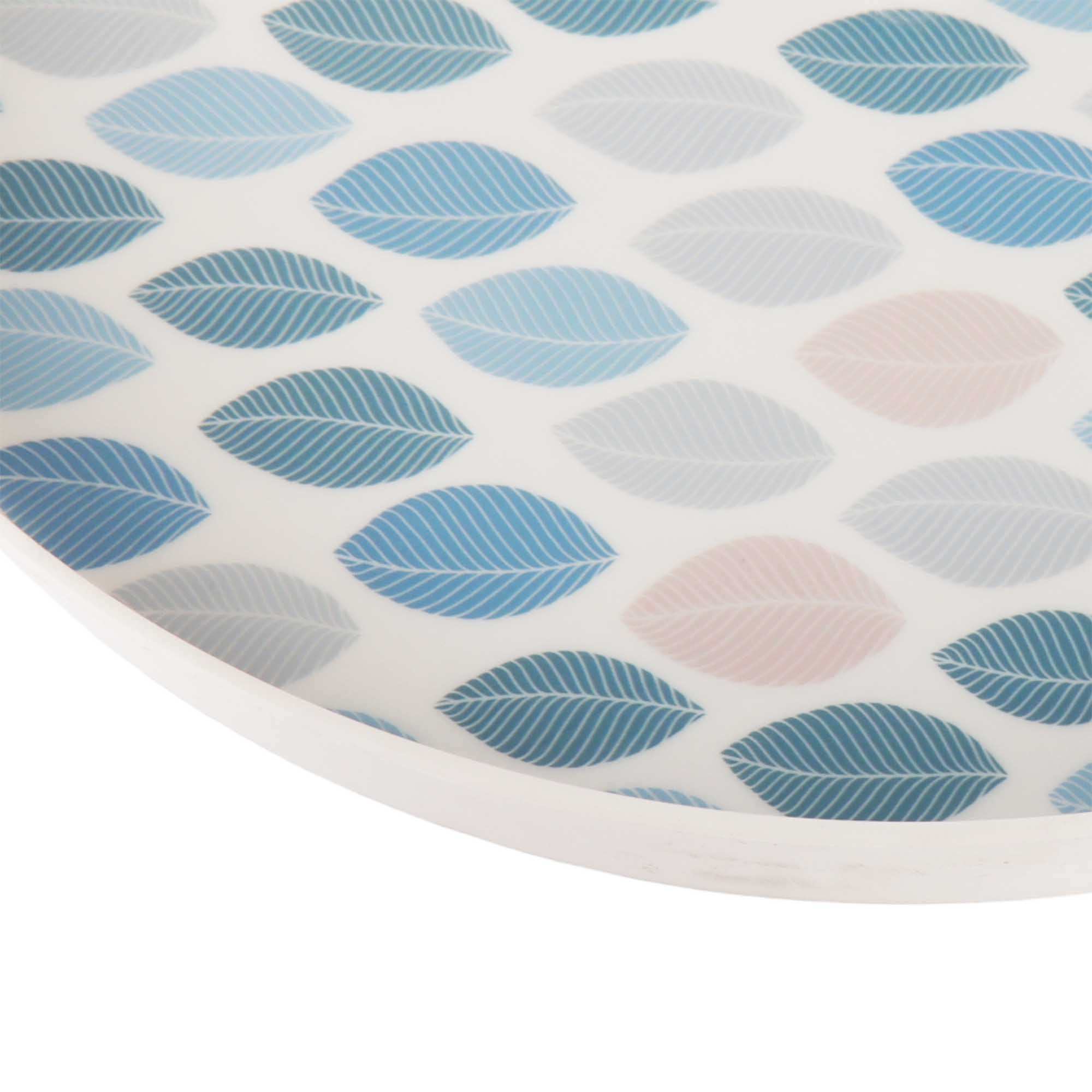 Designer Serving Tray Round Plastic 30cm