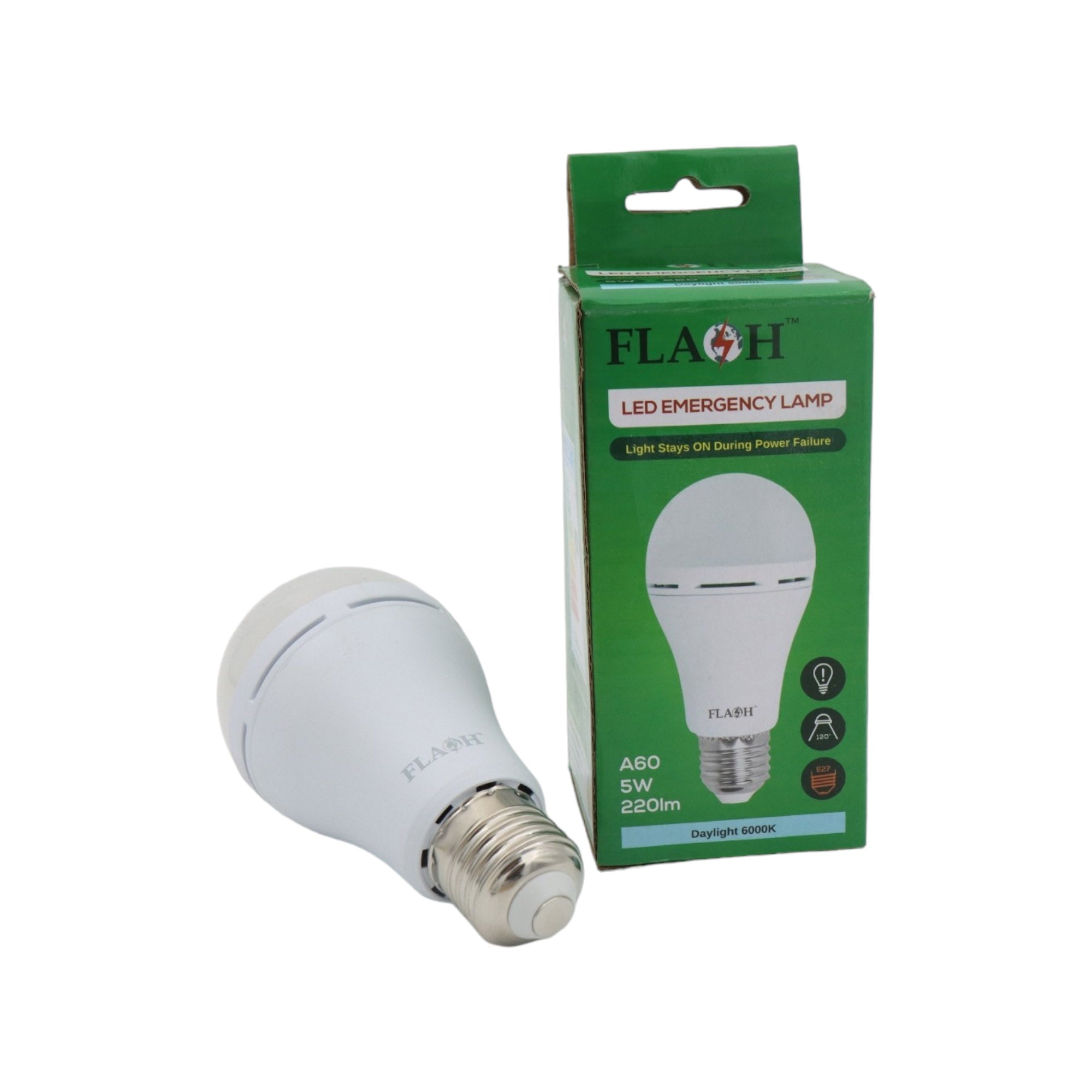 LED Emergency Screw Bulb Lamp 5W Daylight