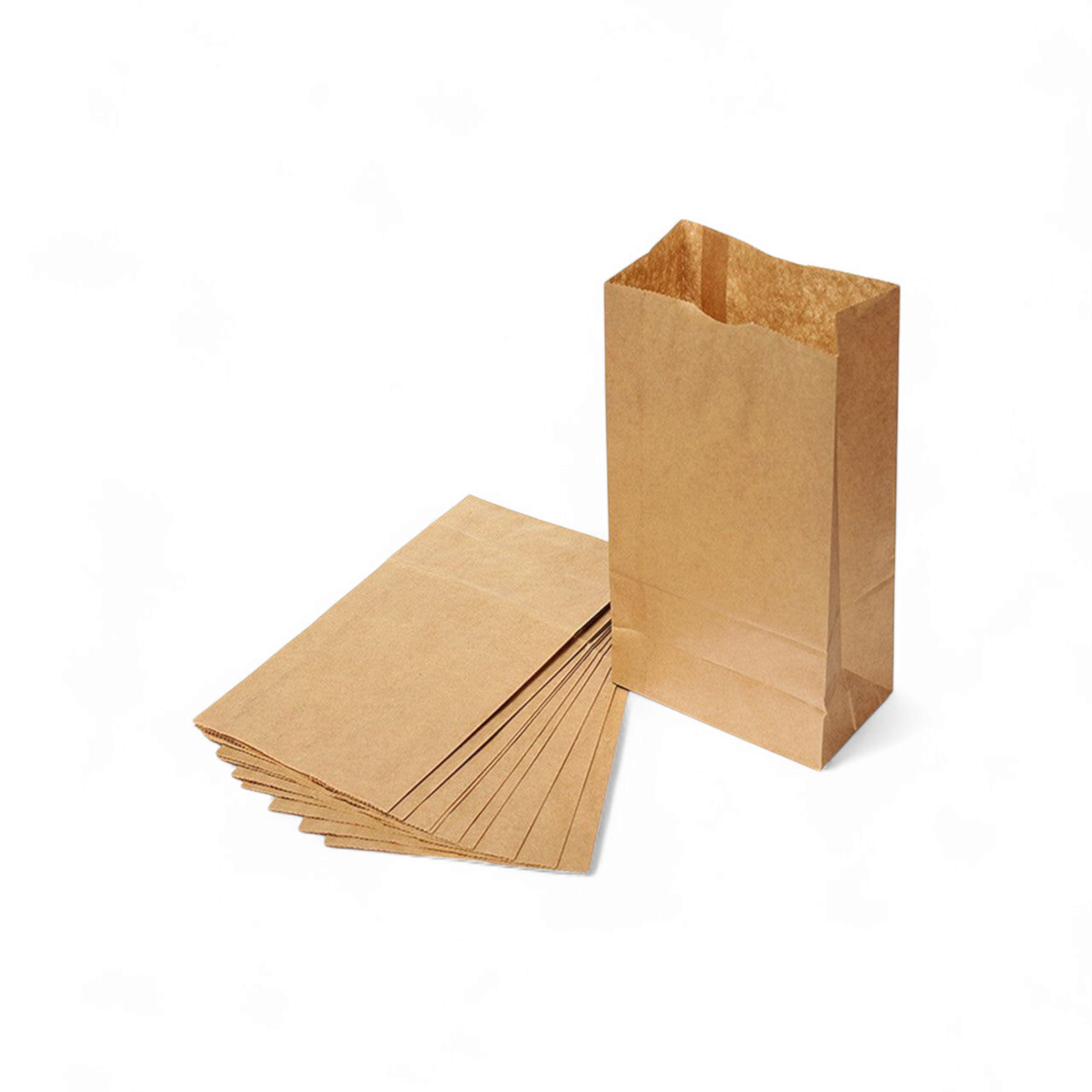 Kraft Paper Thick Gift Bag 13x8x24cm 50pack