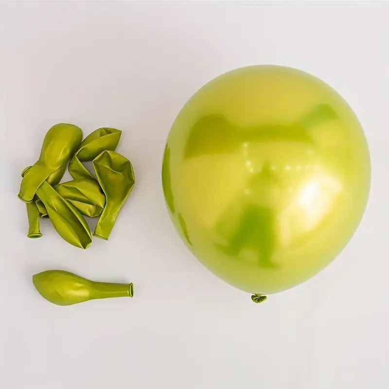 Latex Metallic Party Balloons ±30cm 12inch 10pack