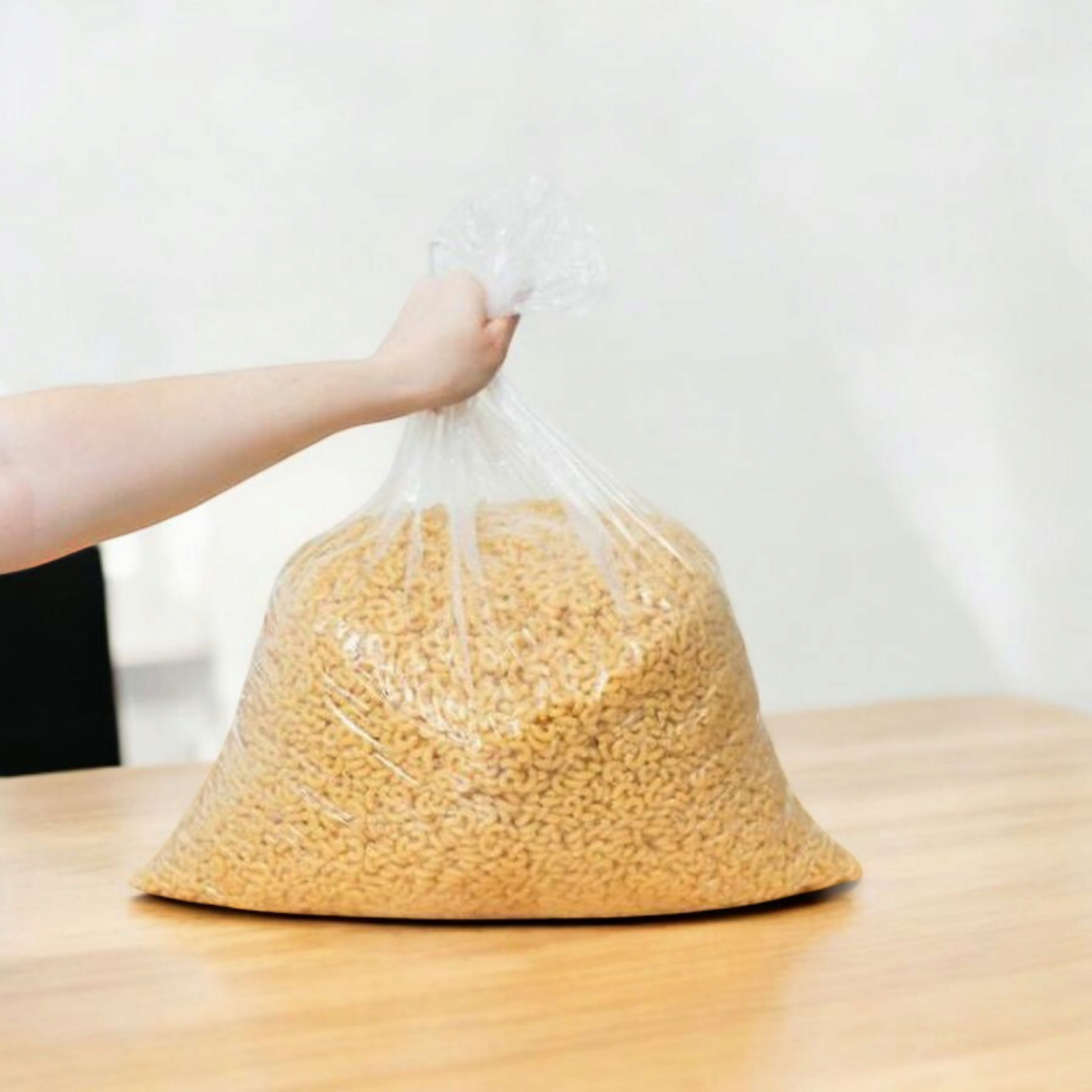 Heavy Duty Bulk Packing Plastic Bag 525x778mm 130mic 25kg Clear 1pc