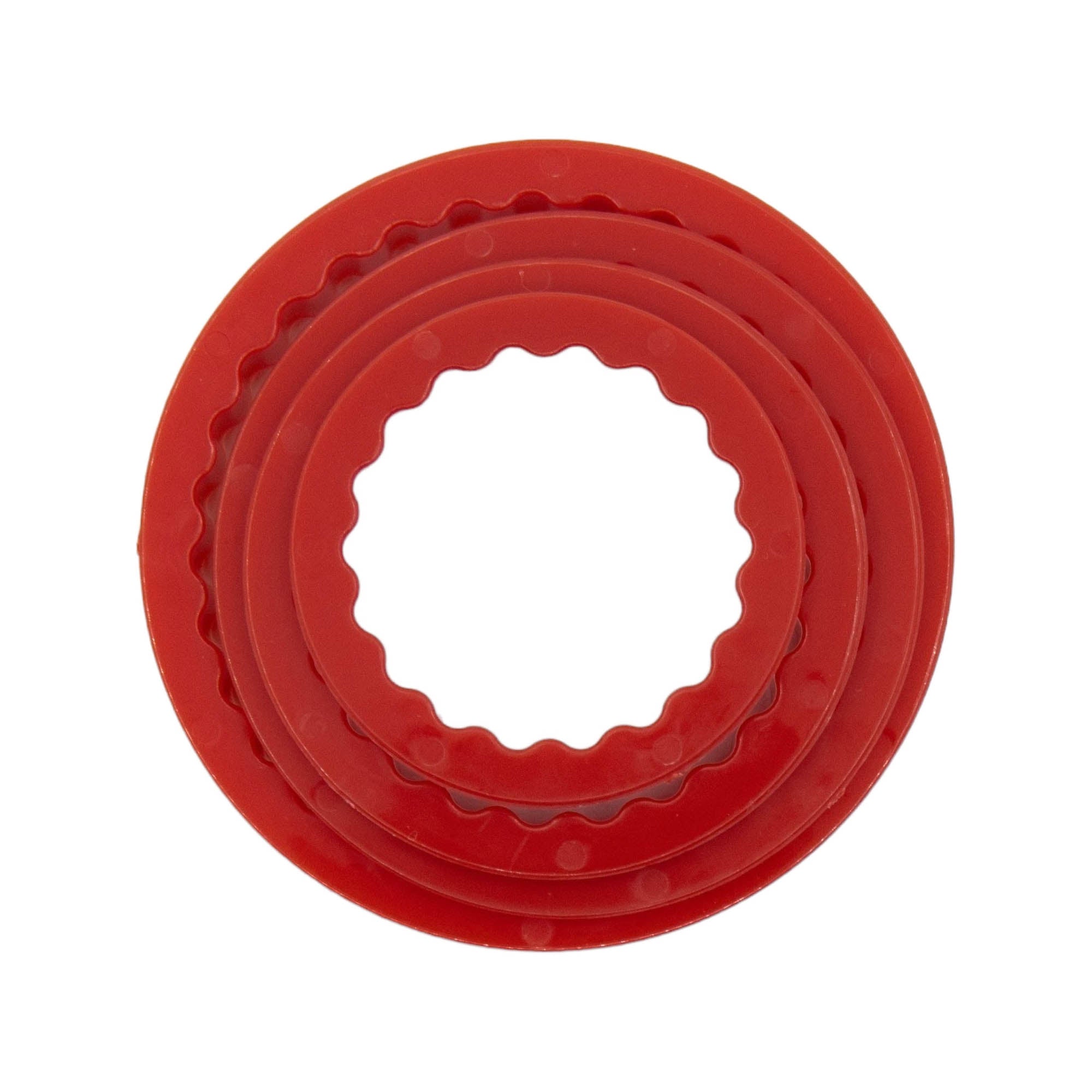 Plastic Cookie Cutters Round 4pack 227-1