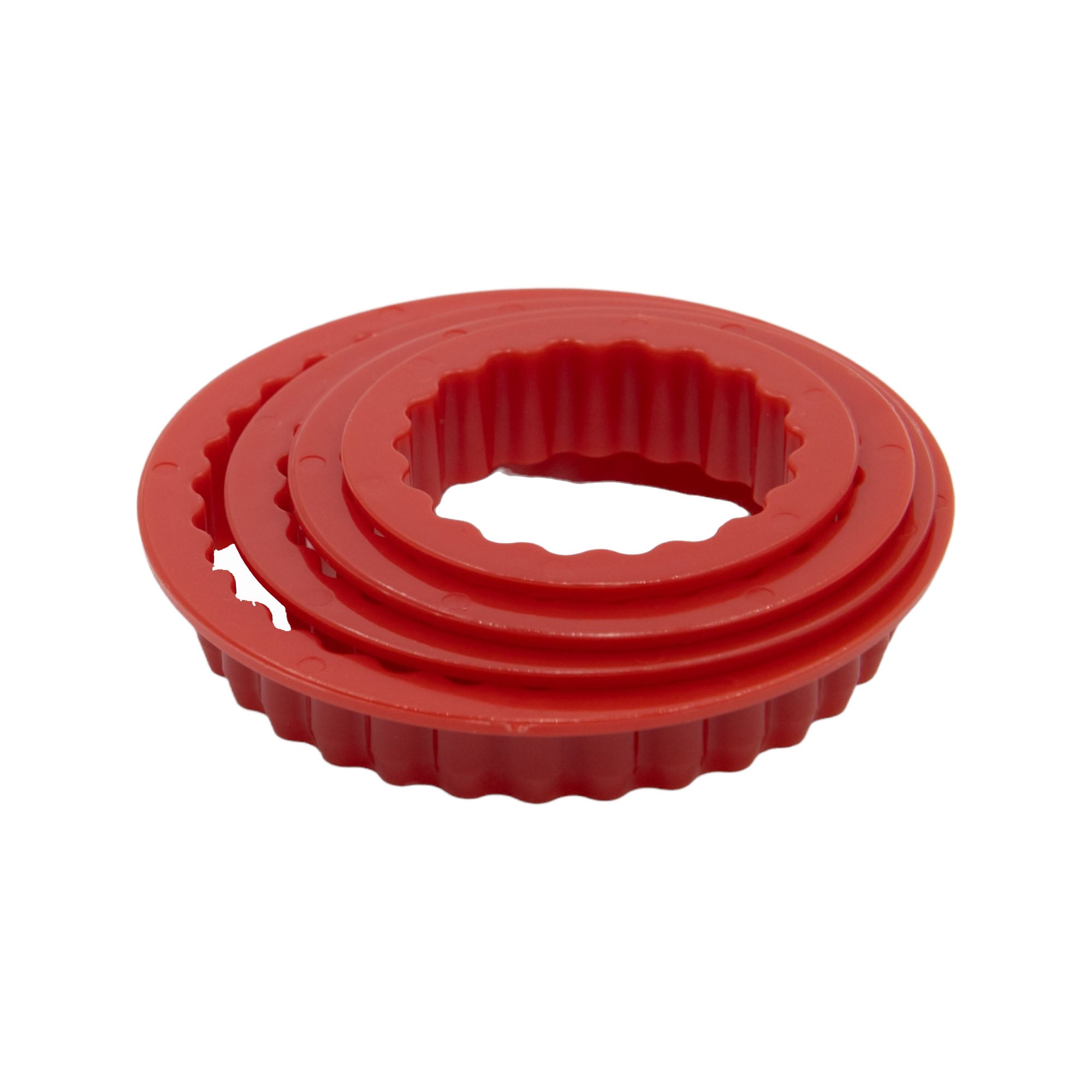 Plastic Cookie Cutters Round 4pack 227-1