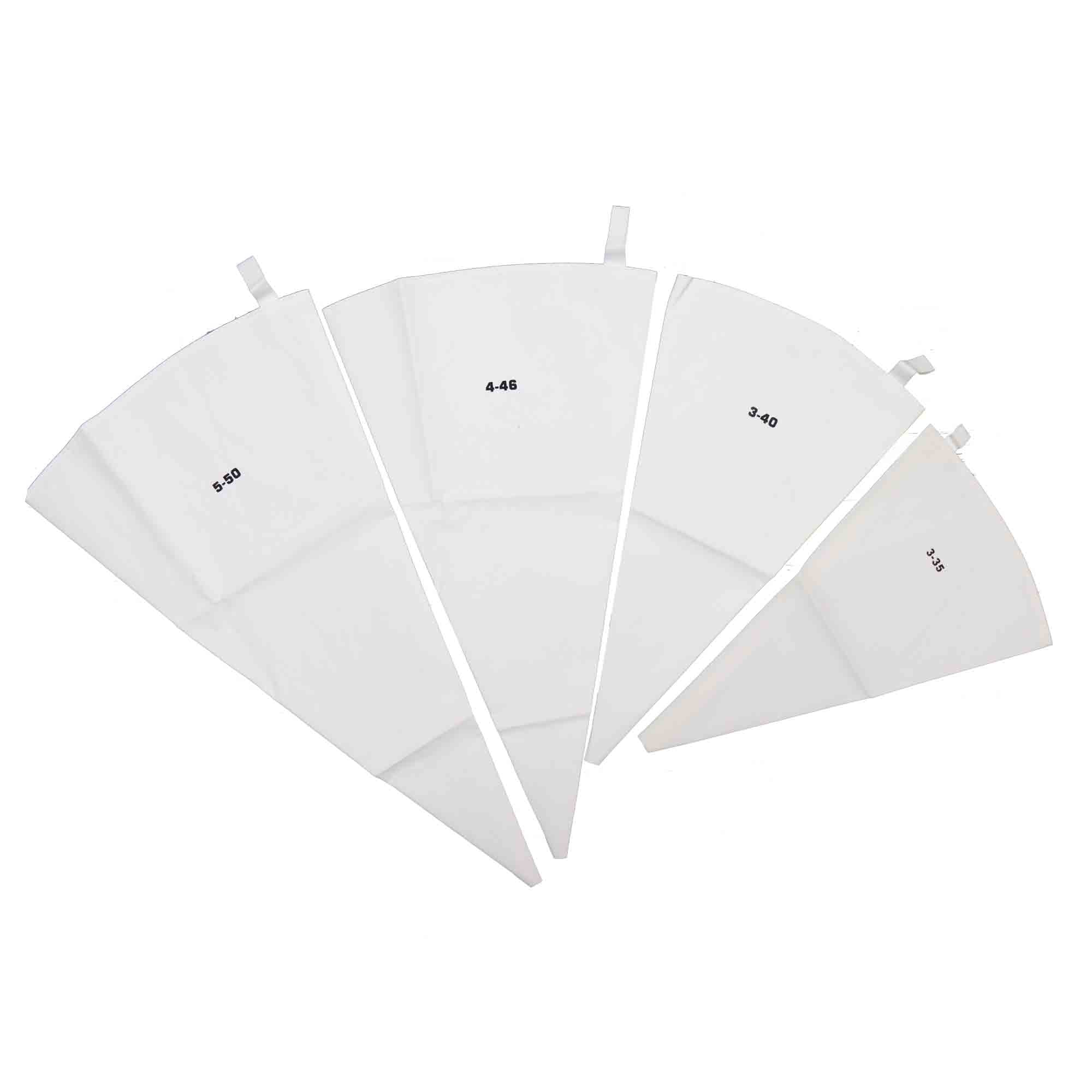 Essentials Cotton Piping Bag 3-35 White KG1464