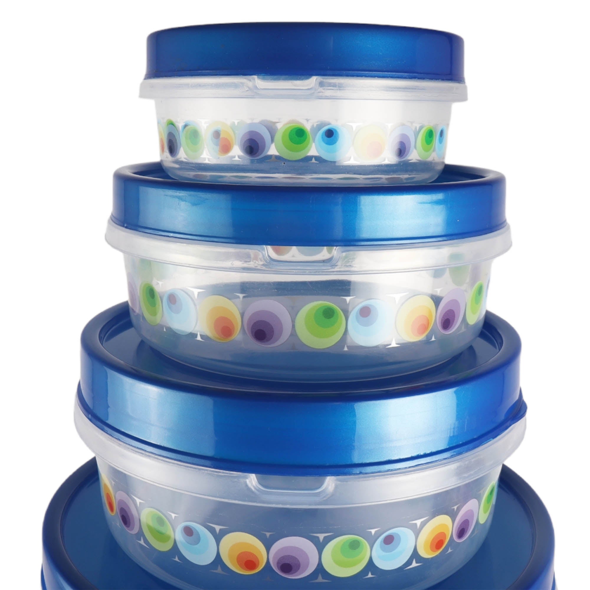 Plastic Container Floral Prince 7pcs 7580P