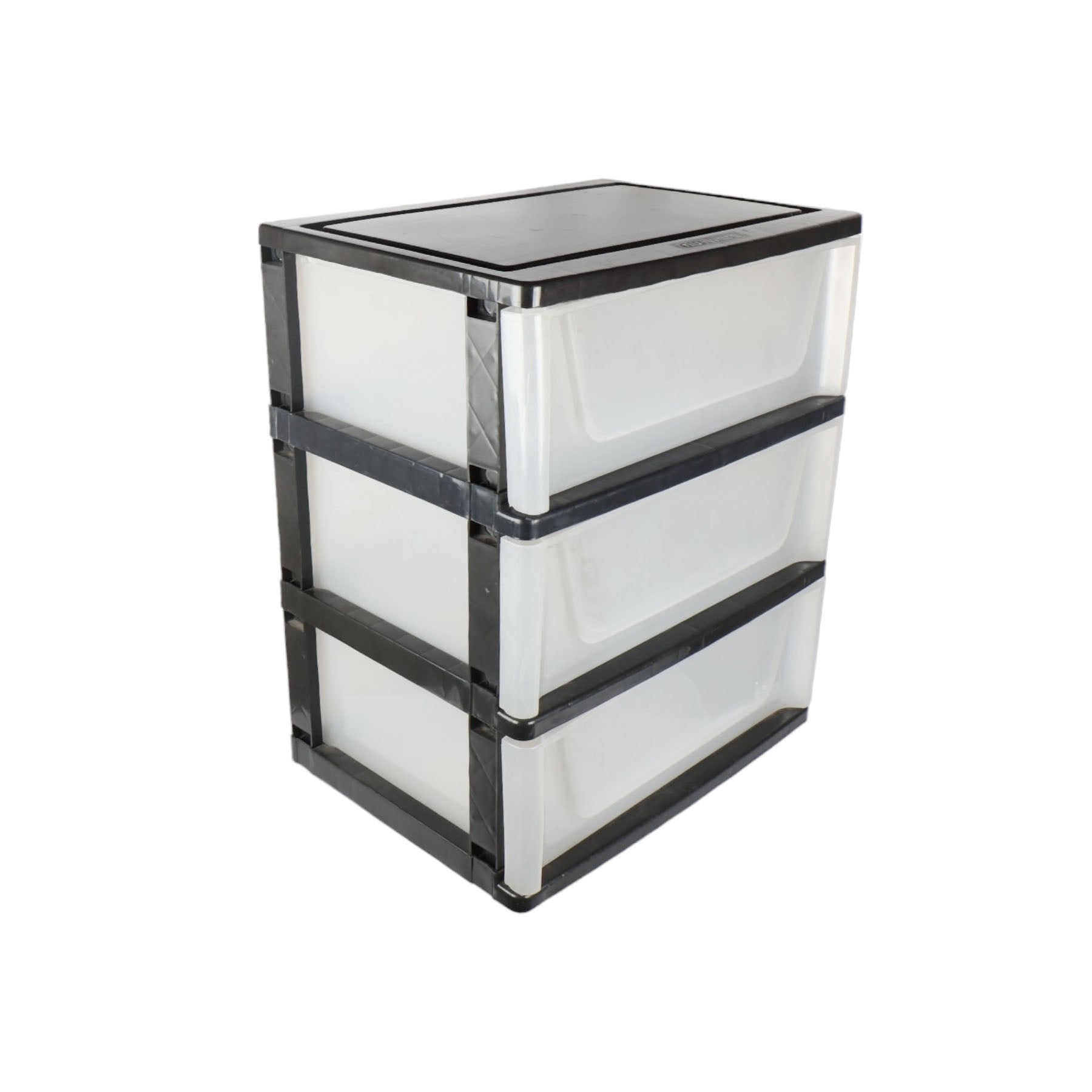 Nu Ware Super Storage Drawer 3-Tier Black MC-DS3BL