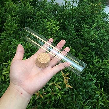 Borosilicate Glass Test Tube with Cork 15x3cm