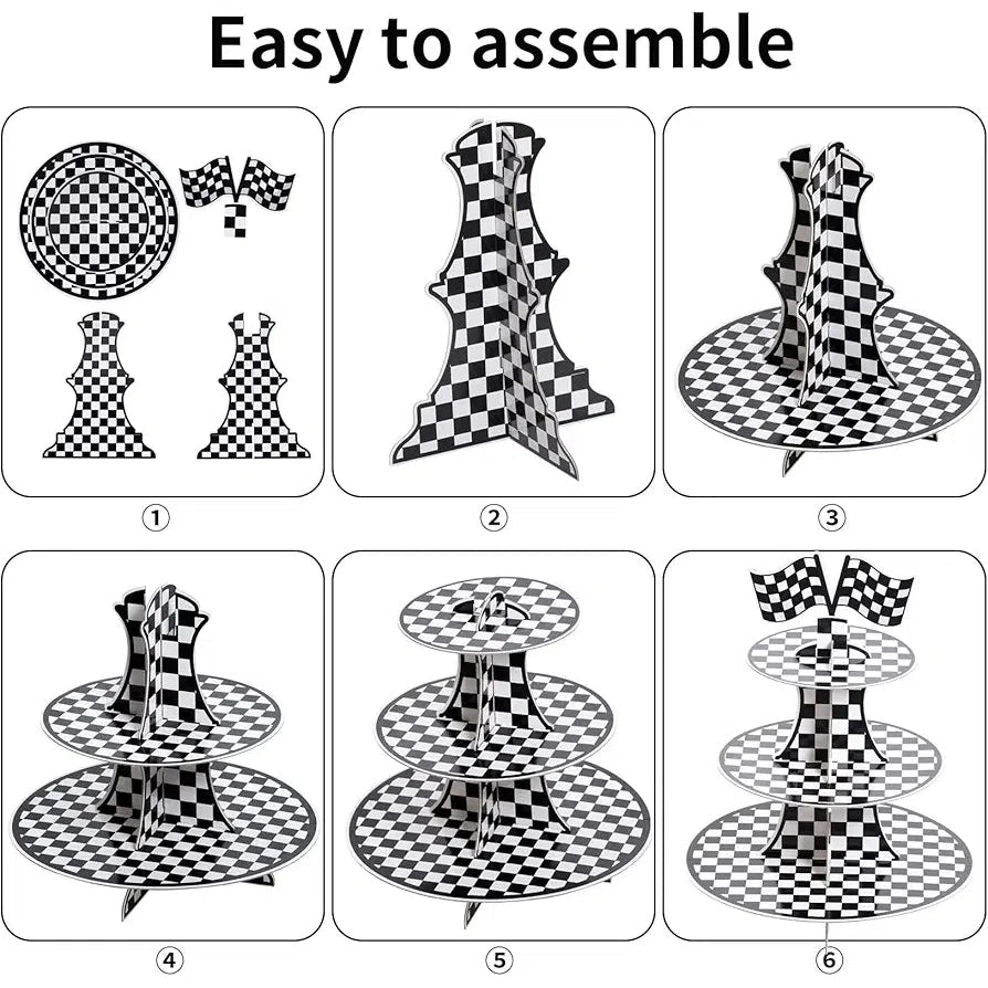 Cardboard Cupcake Stand 3-Tier