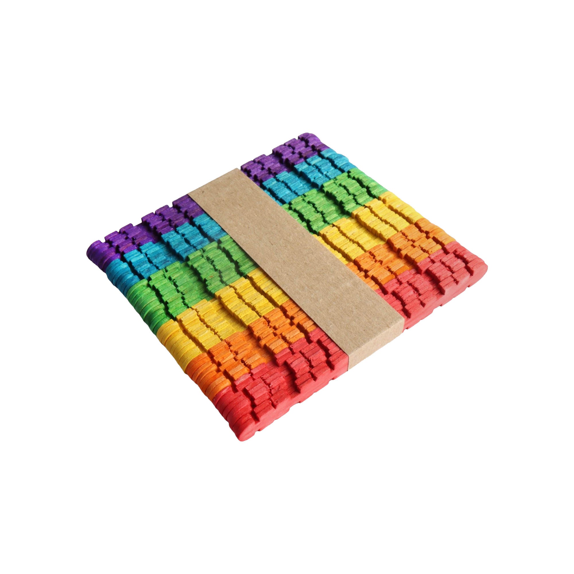 DIY Craft Multicolor Wooden Ice Cream Sticks 50pc