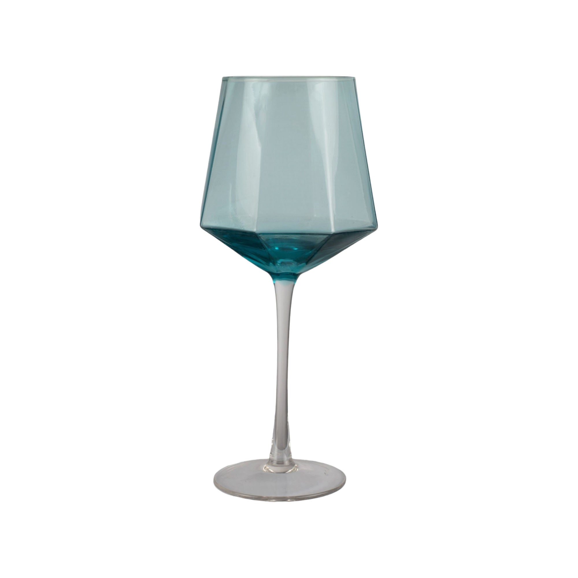 Glass Stemmed Tumbler Turquoise 7x8x23.5cm Wine WGL437