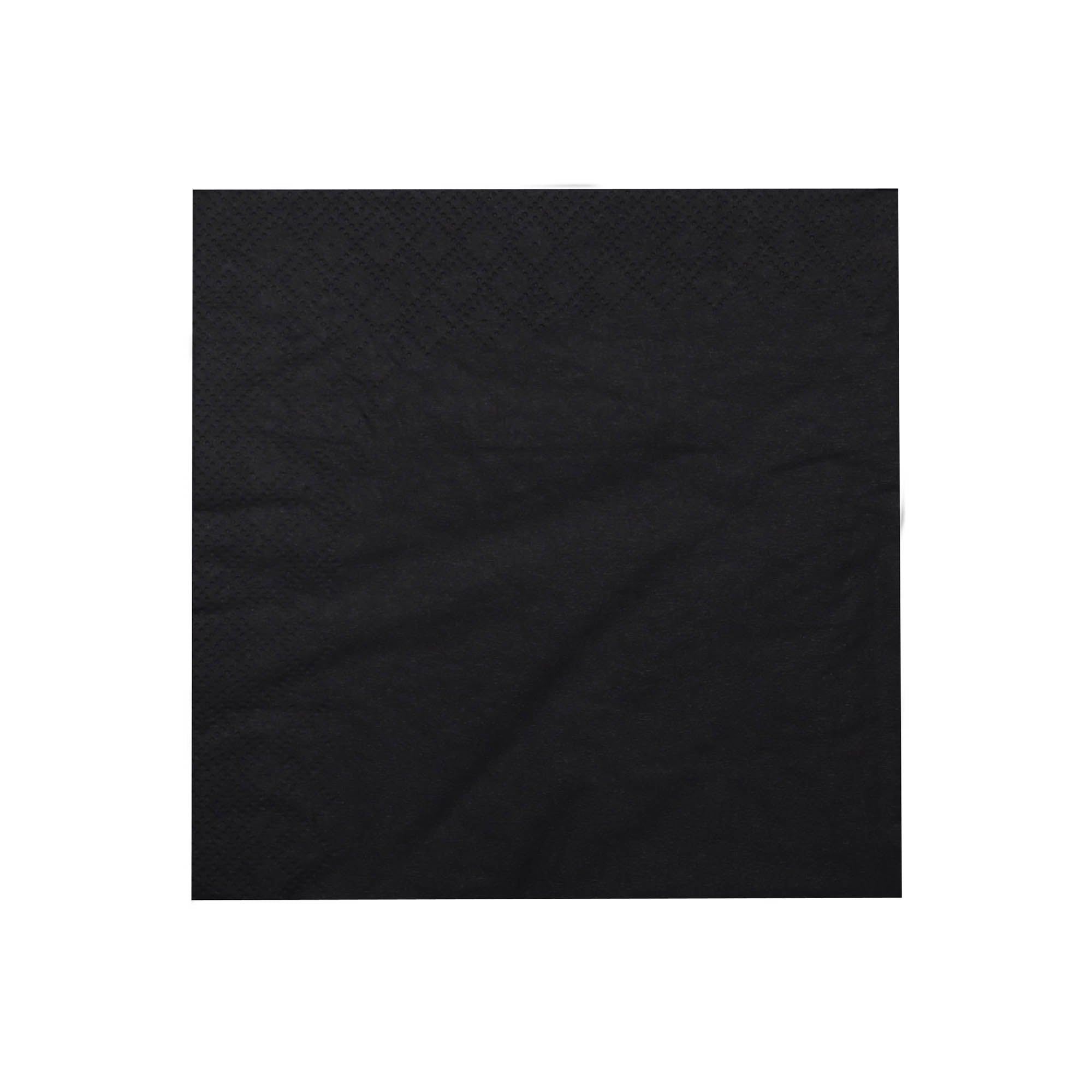 Luncheon Napkin Paper Serviettes Black 2ply 33x33cm