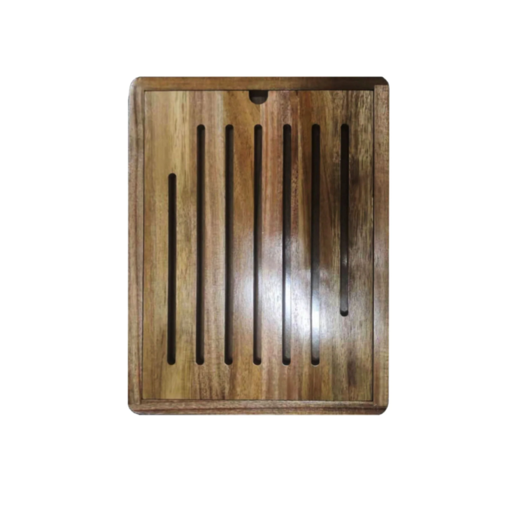 Regent Acacia Bread Board with Removable Crumb Catchef 41843