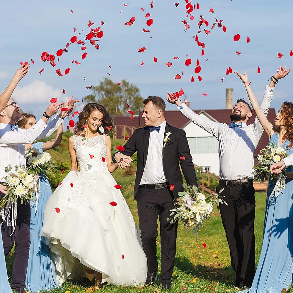 Artificial Red Rose Petals 150pcs