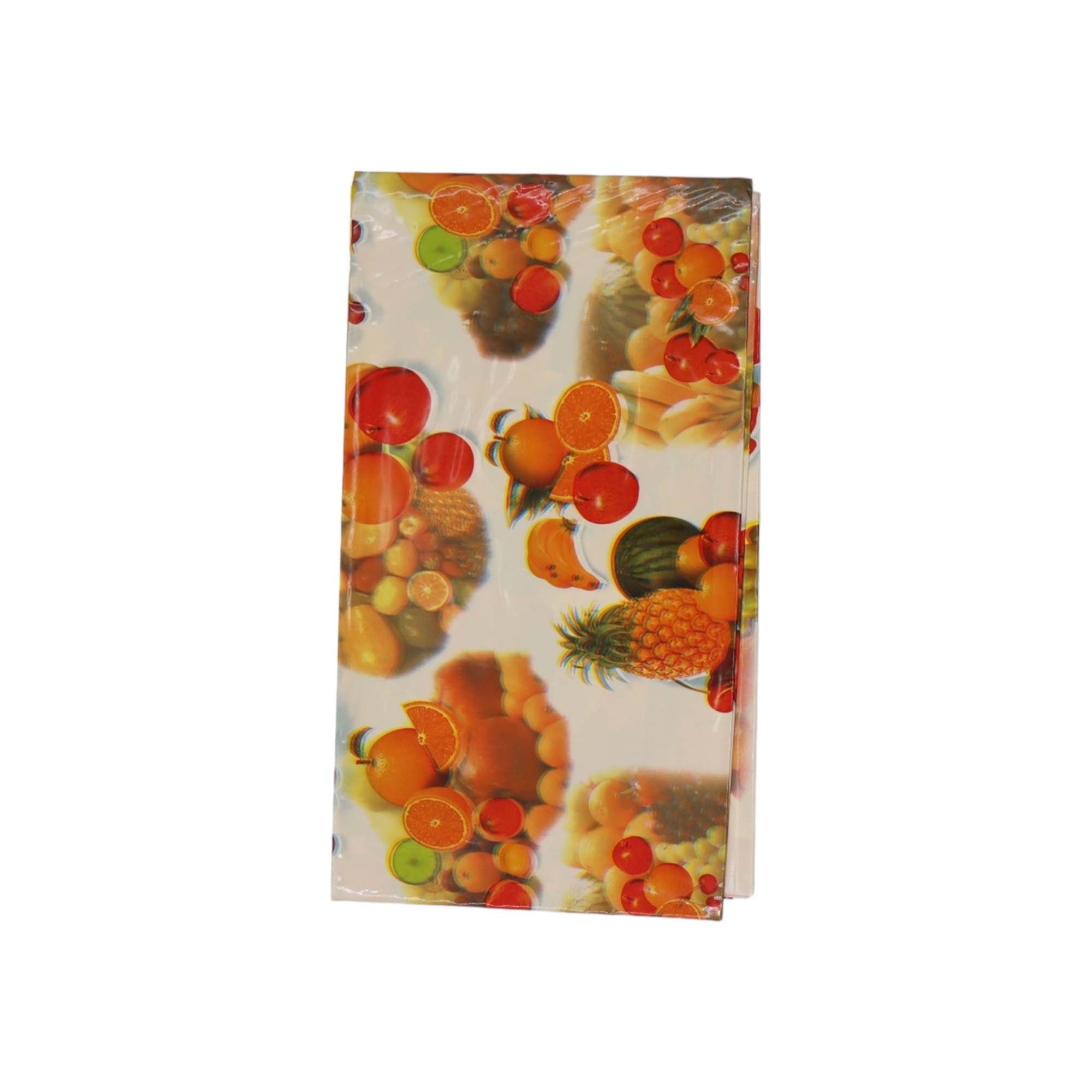 Plastic Table Cloth Assorted Flower Design 137cmx1m