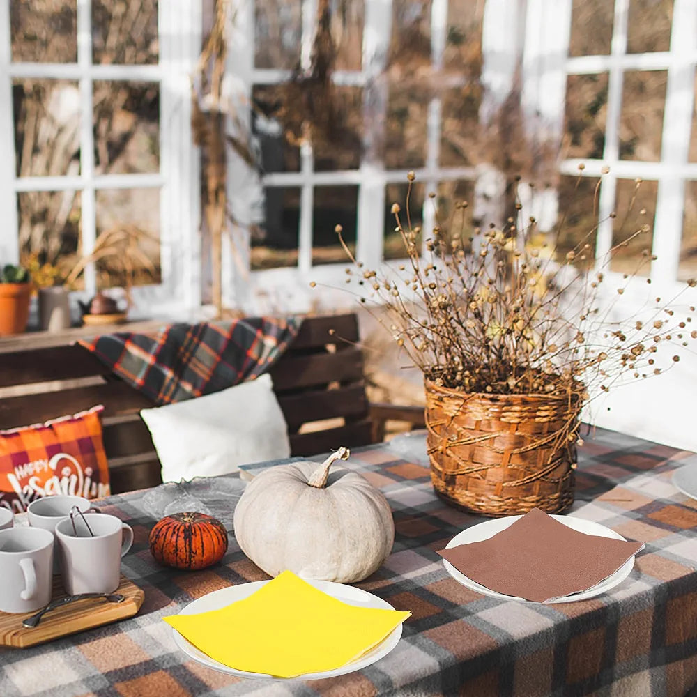 Luncheon Napkin Paper Serviettes 133x33cm 16pack