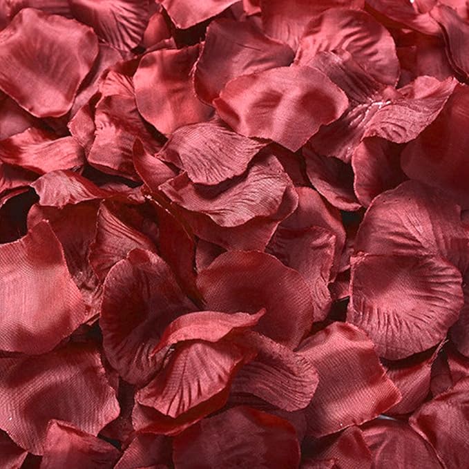 Flower Petals Rose Burgundy 150pcs