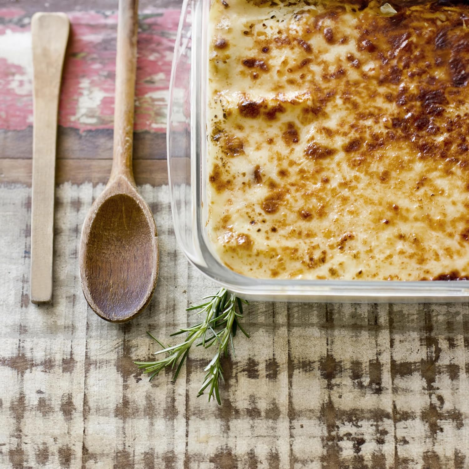 Rectangle Casserole with Grey Lid