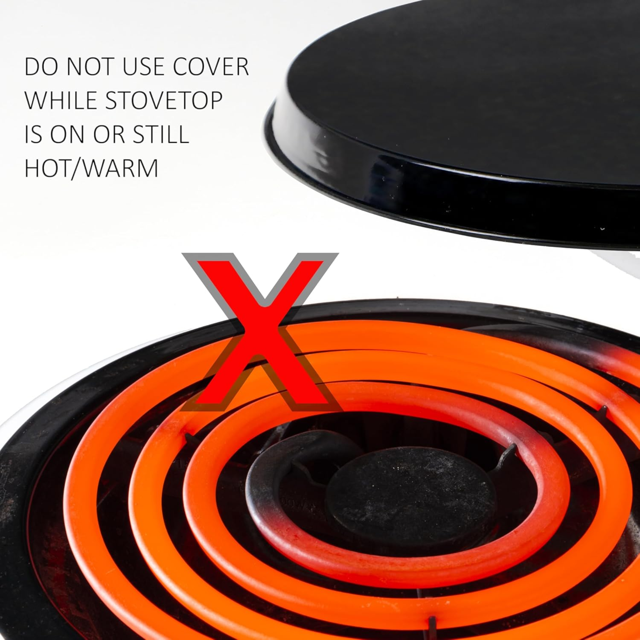 Stove Plate Covers Solid Stainless Steel 4pc