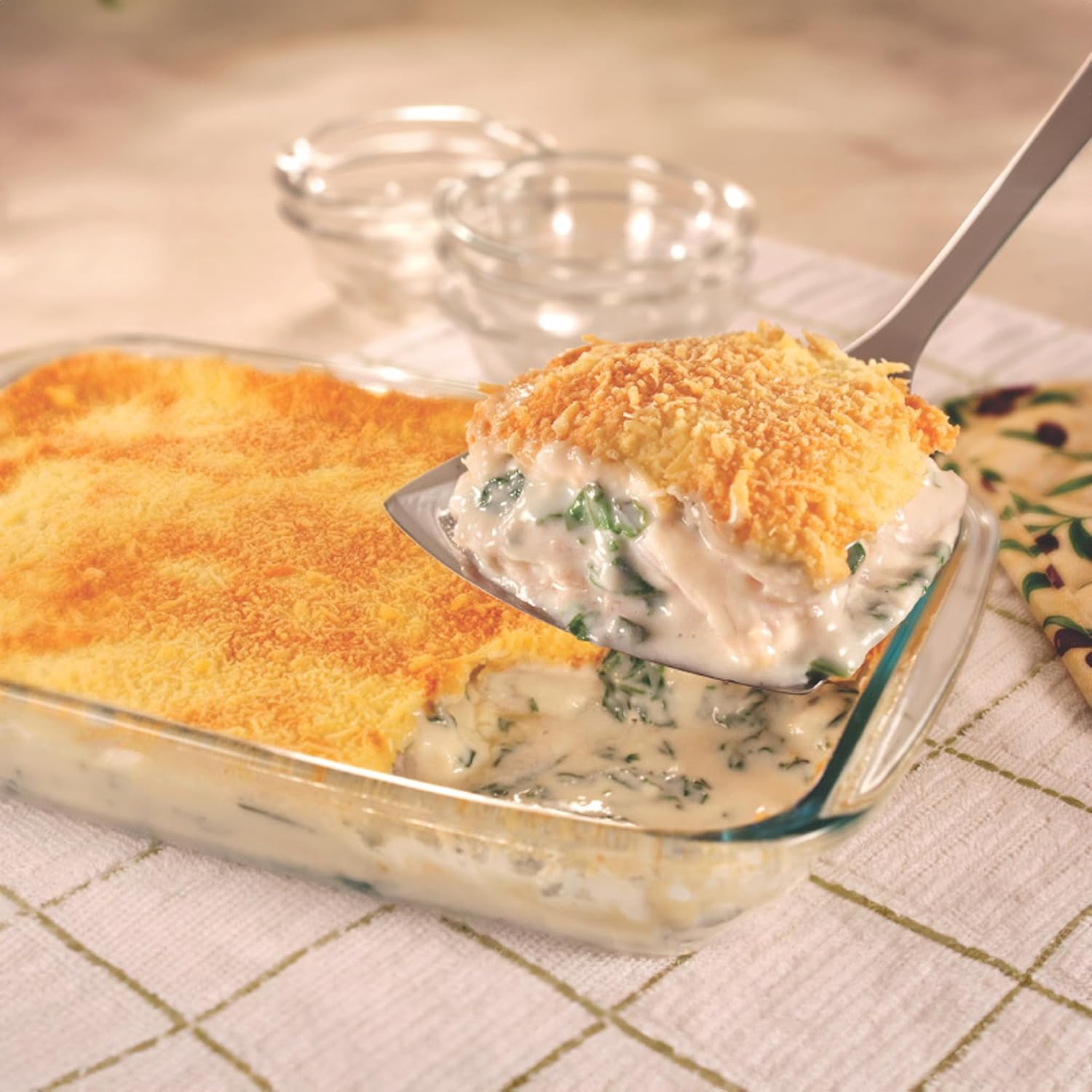 Rectangle Casserole with Grey Lid