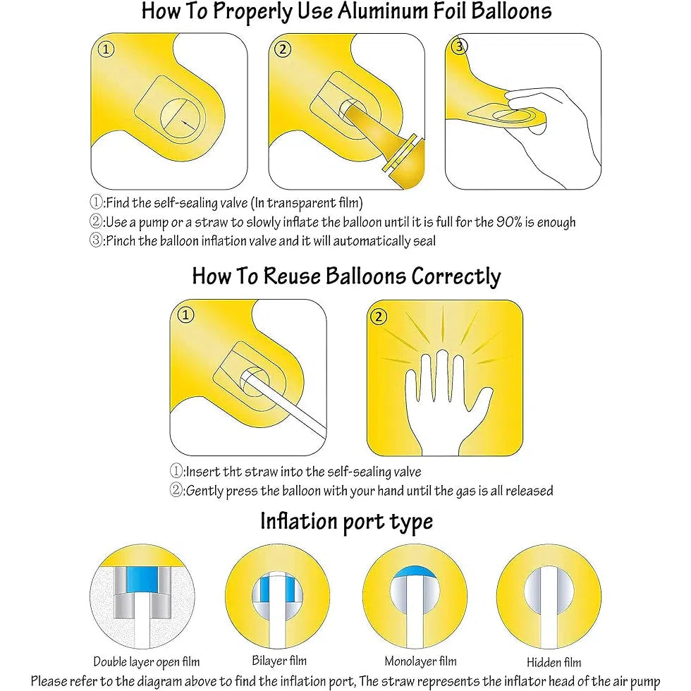 Party Gold Number Foil Balloons 42inch 106cm