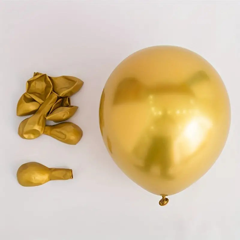 Latex Metallic Party Balloons ±30cm 12inch 10pack