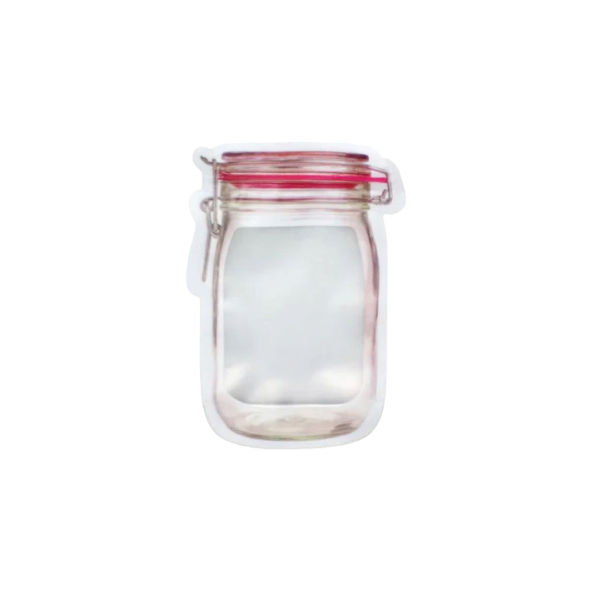 Food Packaging Zip pouches Bag with Clear Window Flat lay Food Saver 12pack