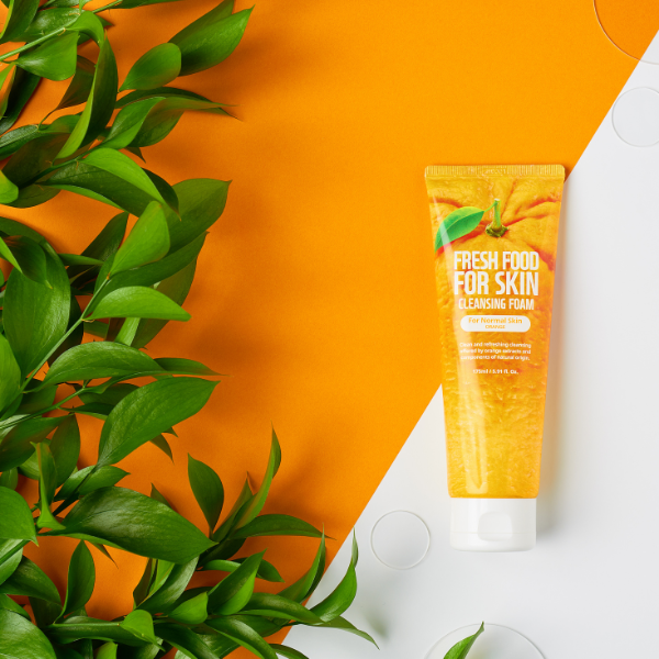 Farmskin Freshfood Orange Cleansing Foam Normal Skin