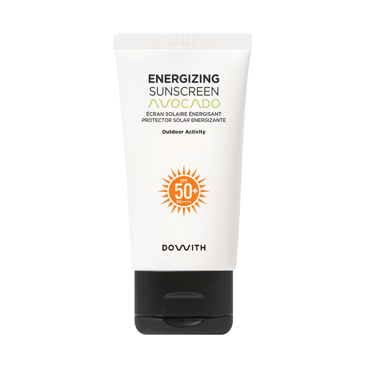 Dowith Energizing Sunscreen Avocado 50ml