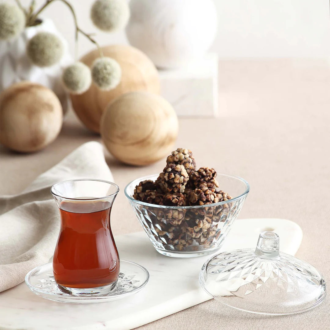 LAV Glass Sugar Condiment Bowl Artemissi 330cc SGN1342