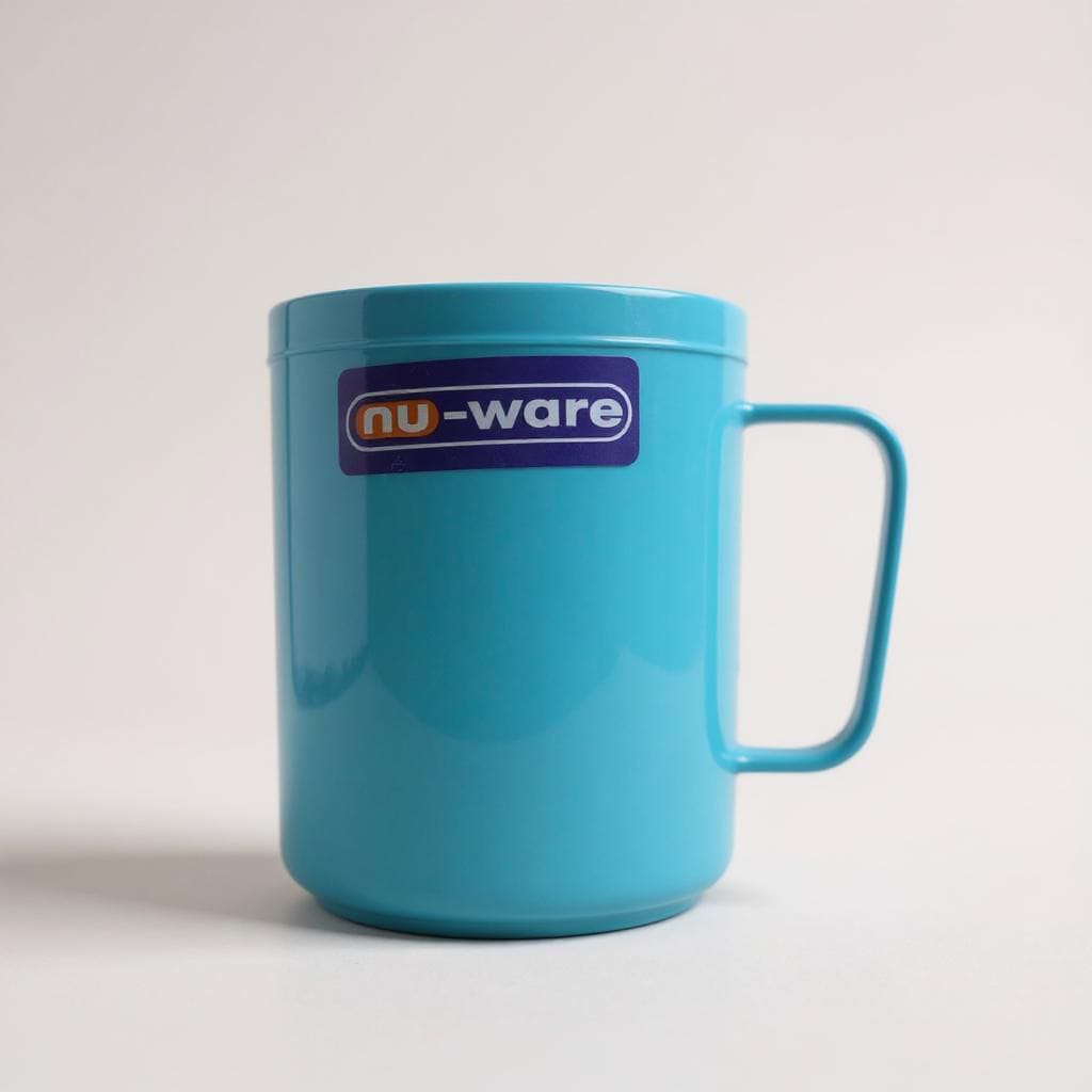Nu Ware Plastic Camping Mug 375ml 4pack